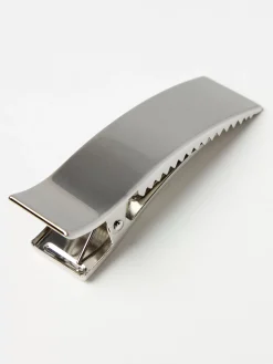 Accessoarer>Lindex Stor Harklamma I Metall Silver