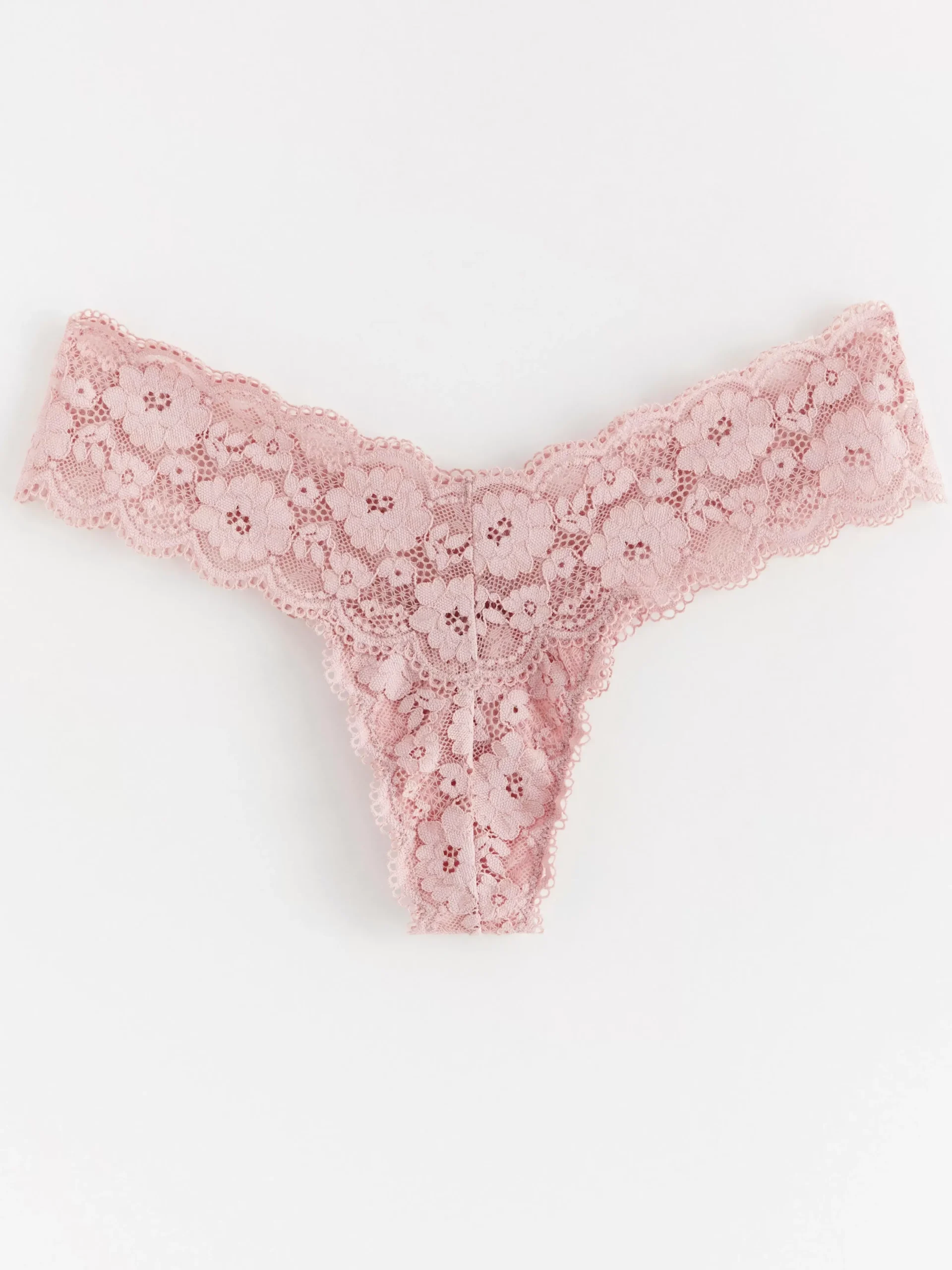 Trosor>Lindex Stringtrosa Low Med Spets Dusty Pink