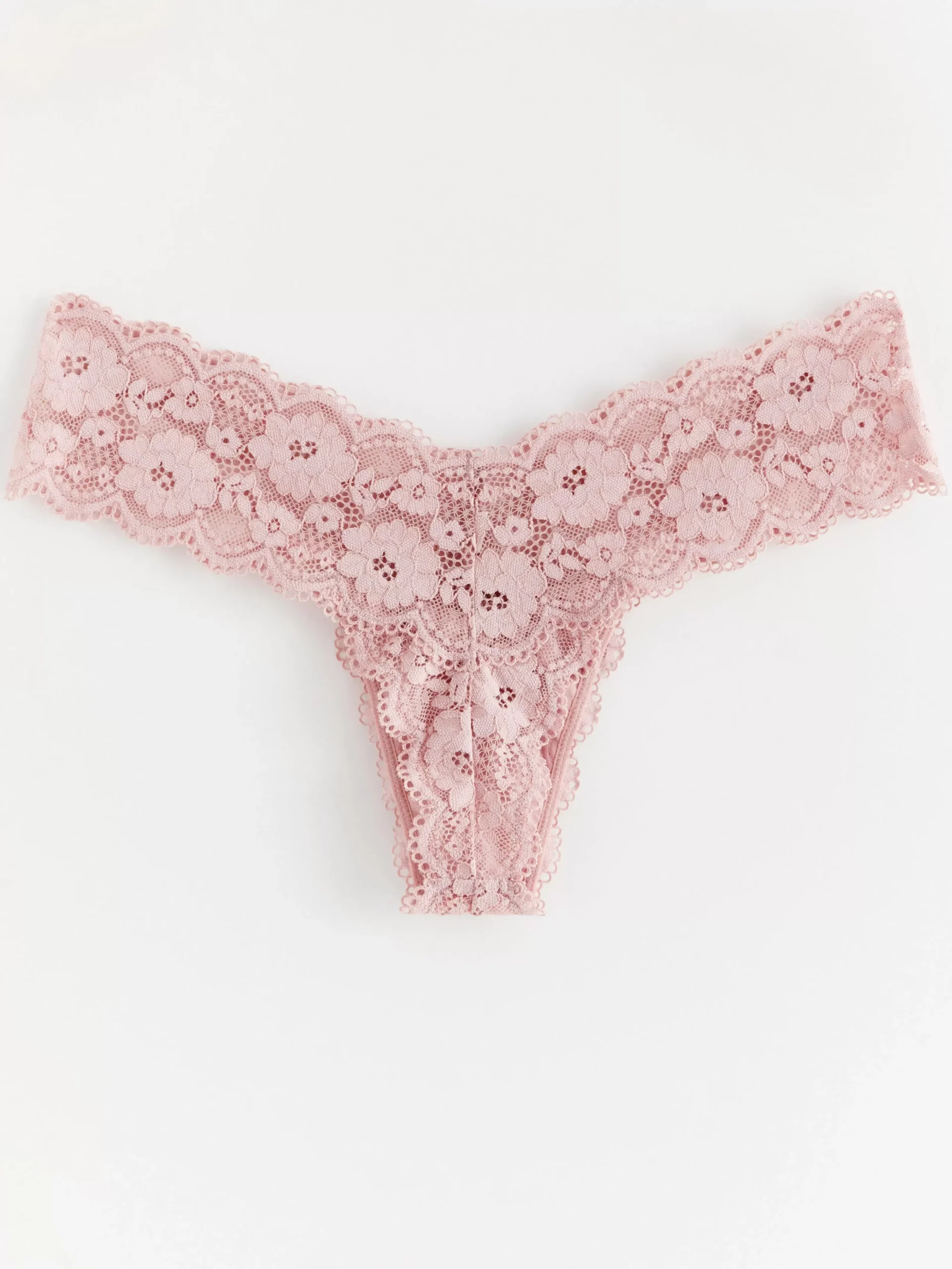 Trosor>Lindex Stringtrosa Low Med Spets Dusty Pink