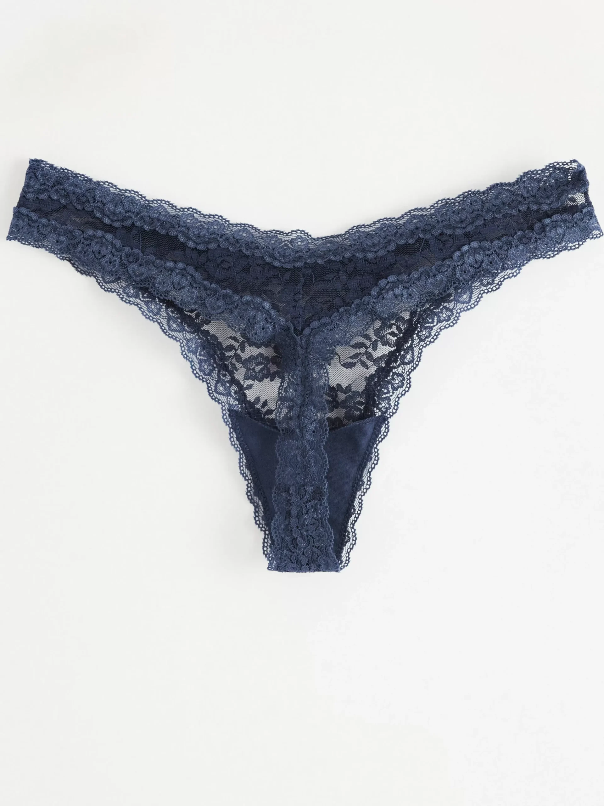 Trosor>Lindex Stringtrosa Low Waist Dark Blue