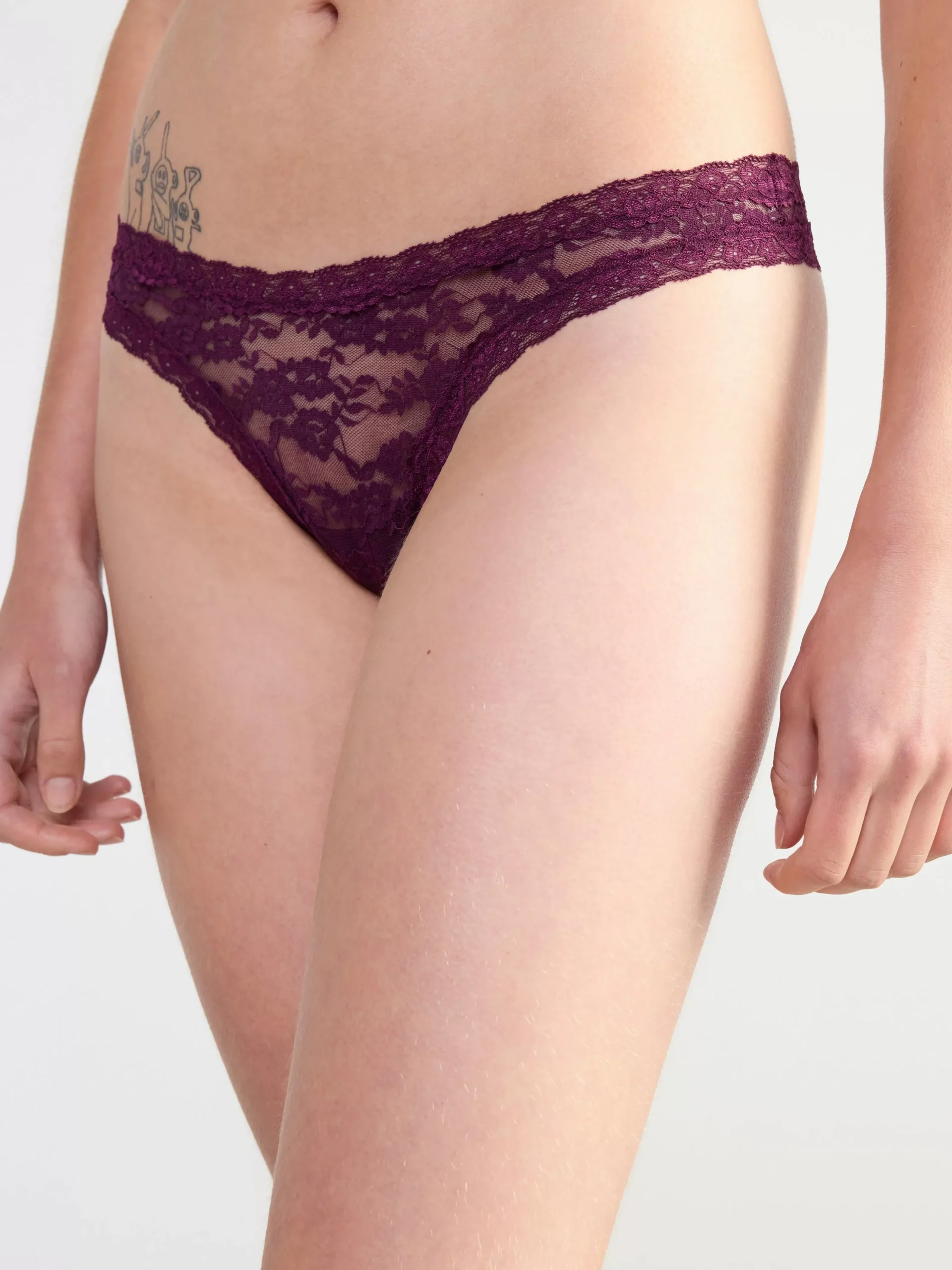 Trosor>Lindex Stringtrosa Low Waist Dark Lilac