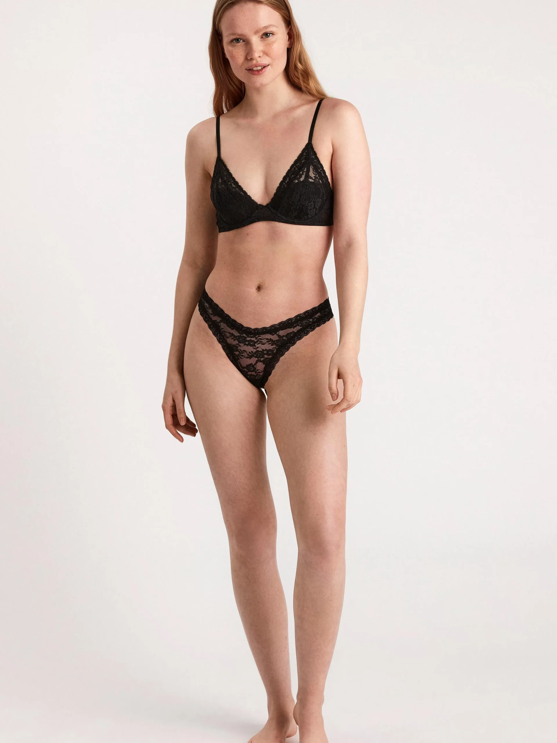 Trosor>Lindex Stringtrosa Low Waist Black