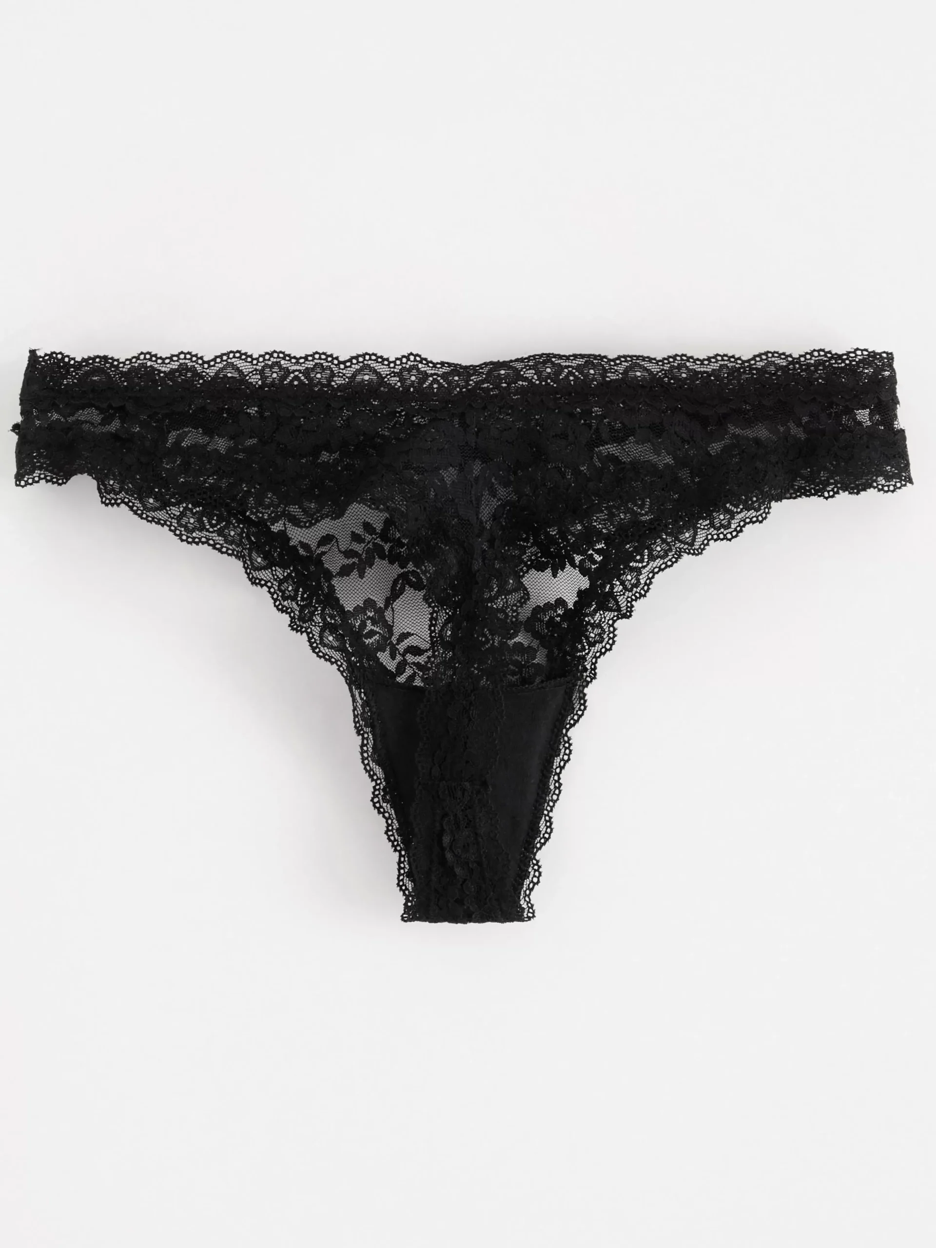 Trosor>Lindex Stringtrosa Low Waist Black
