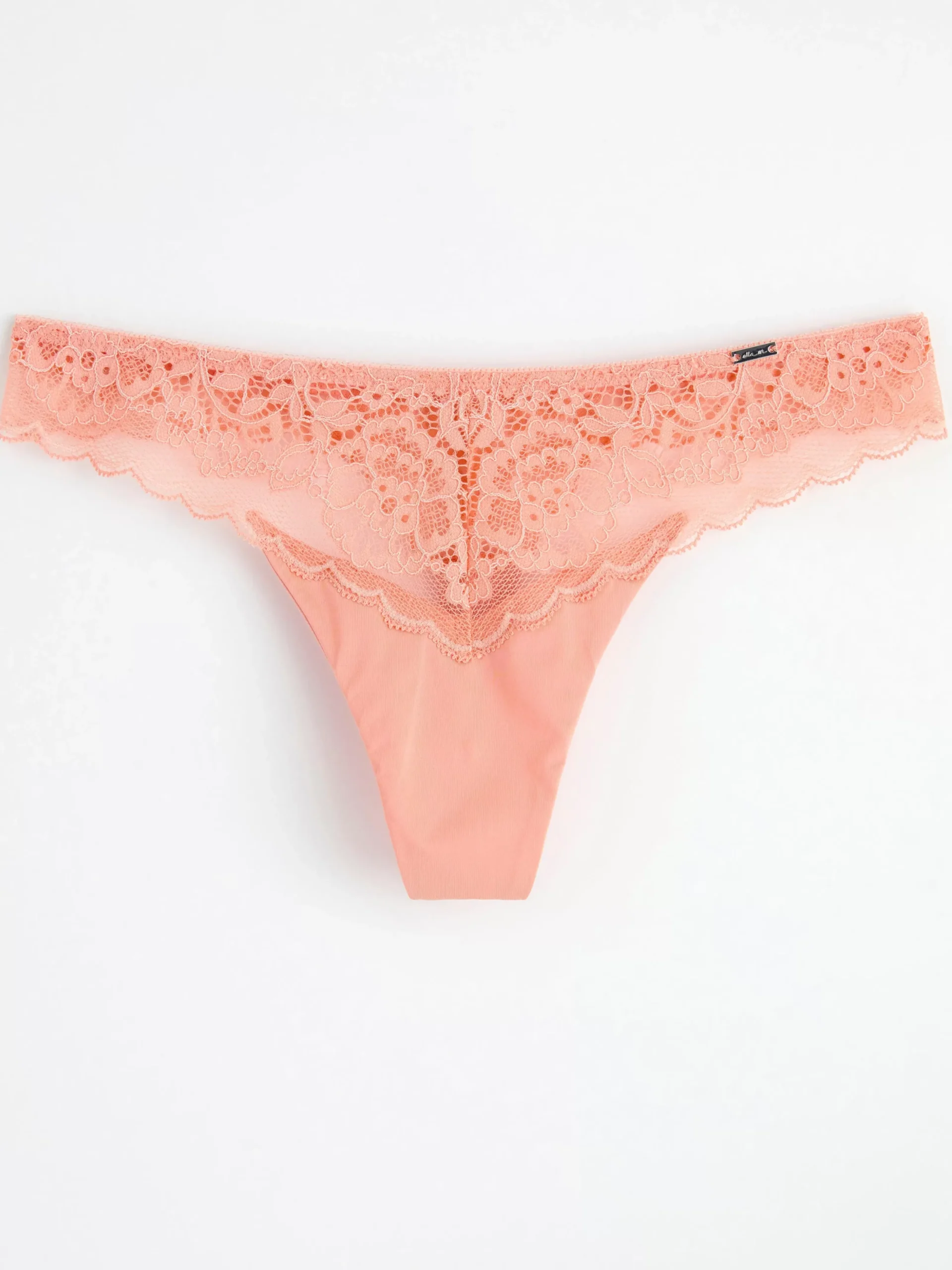 Trosor>Lindex Stringtrosa Low Waist Med Spets Light Dusty Coral