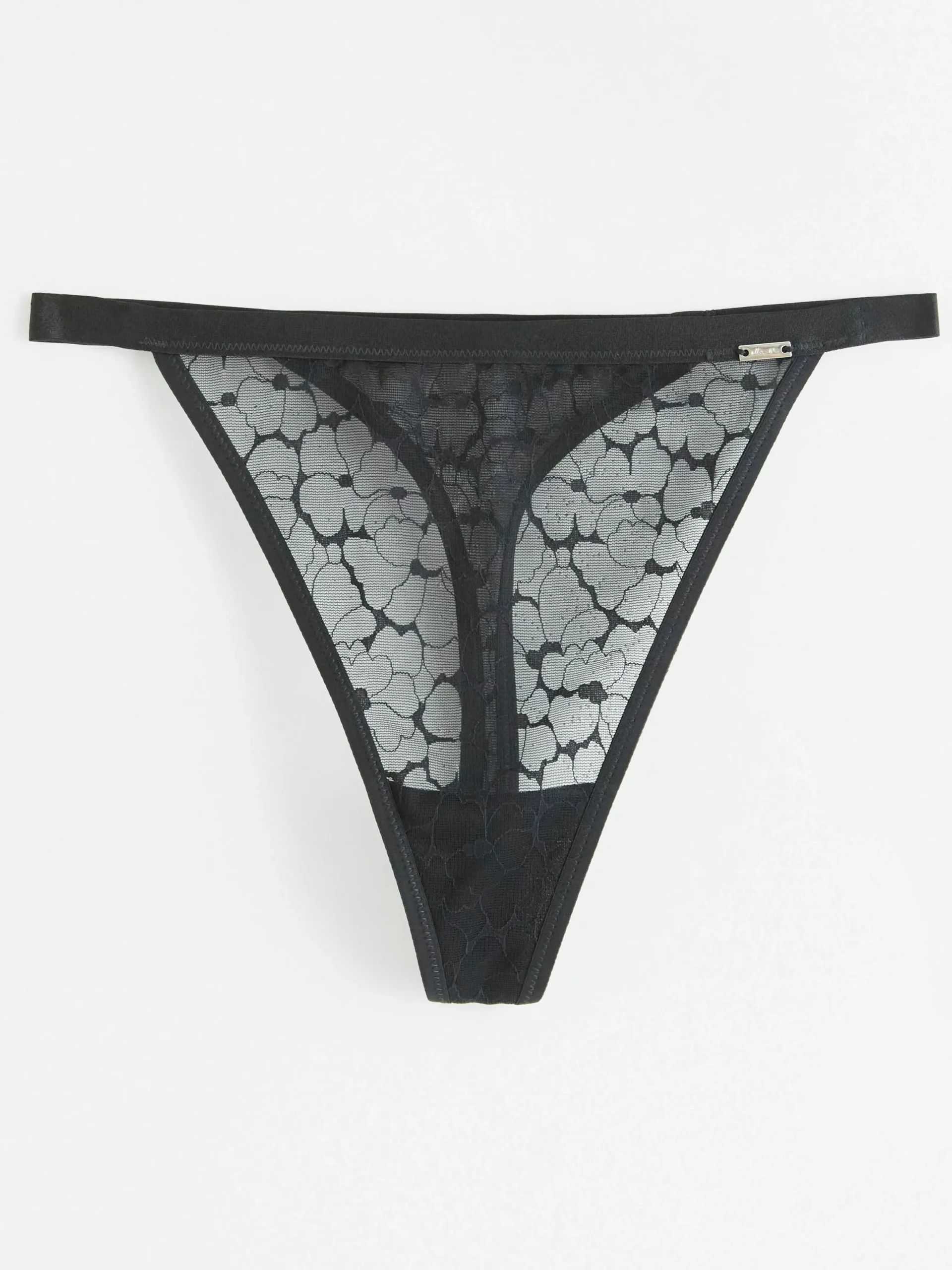 Trosor>Lindex Stringtrosa Midi Waist Black