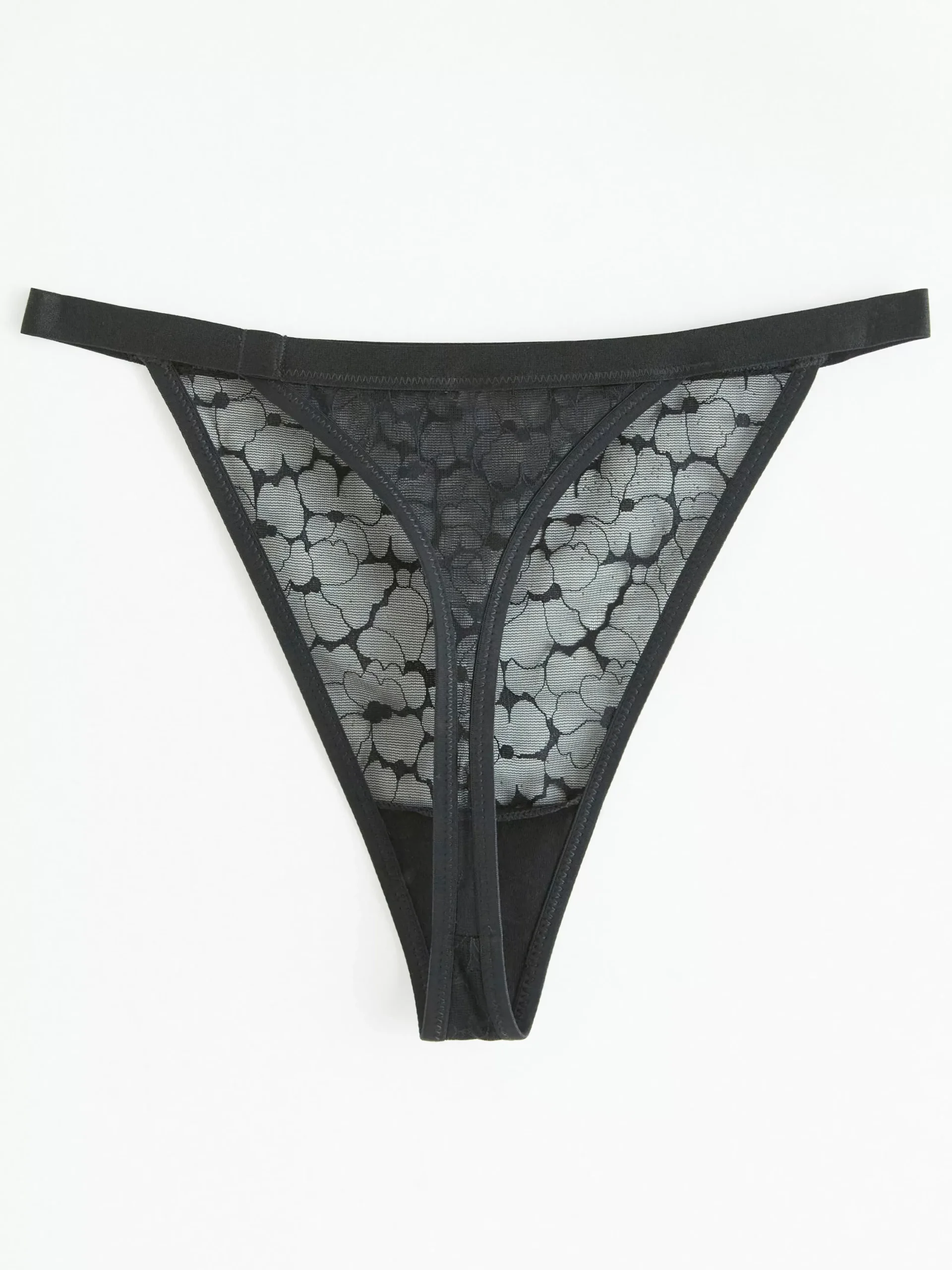 Trosor>Lindex Stringtrosa Midi Waist Black
