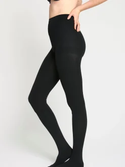 Strumpbyxor & Leggings>Lindex Strumpbyxa Med Borstad Insida Black