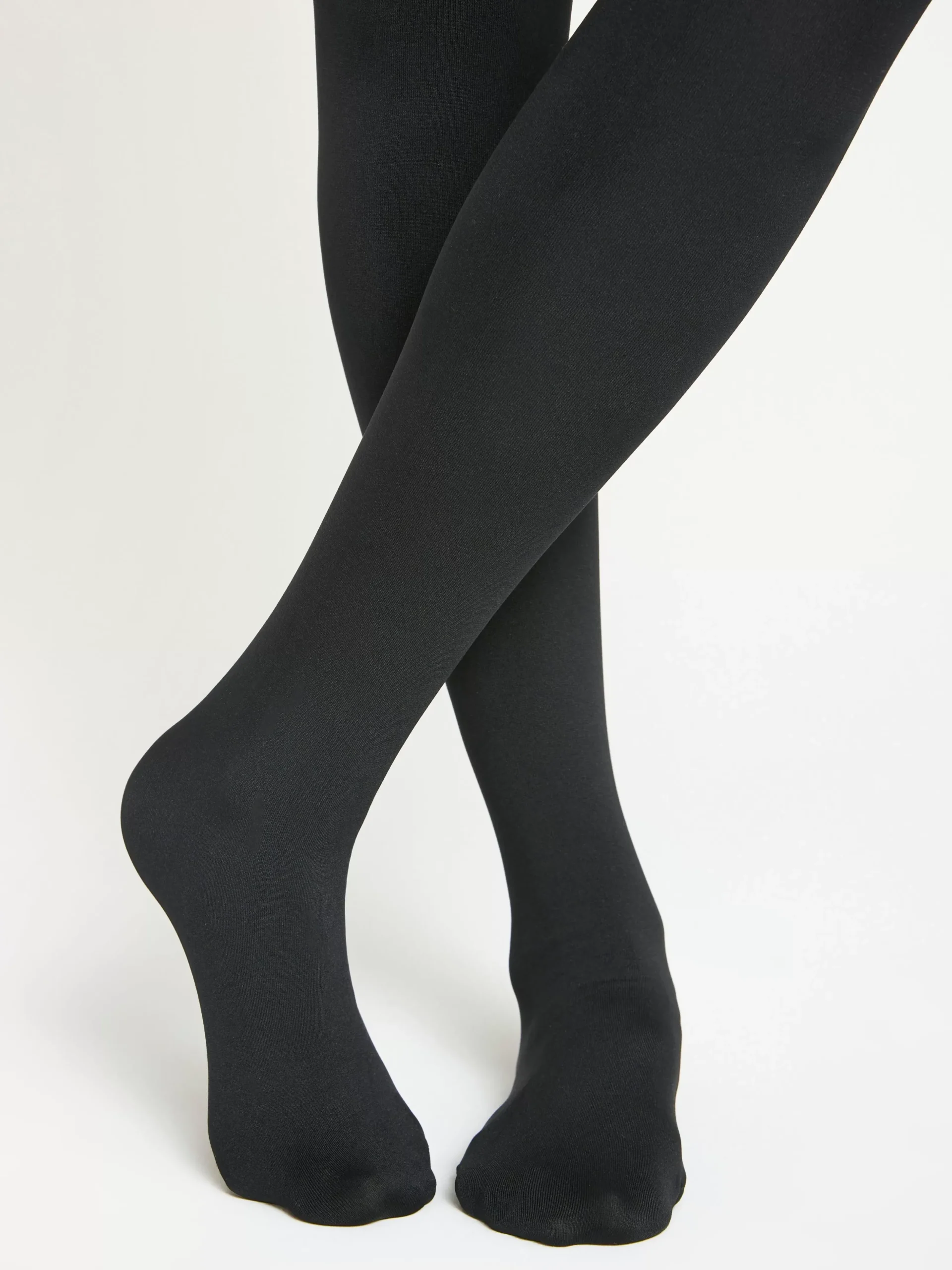 Strumpbyxor & Leggings>Lindex Strumpbyxa Med Borstad Insida Black