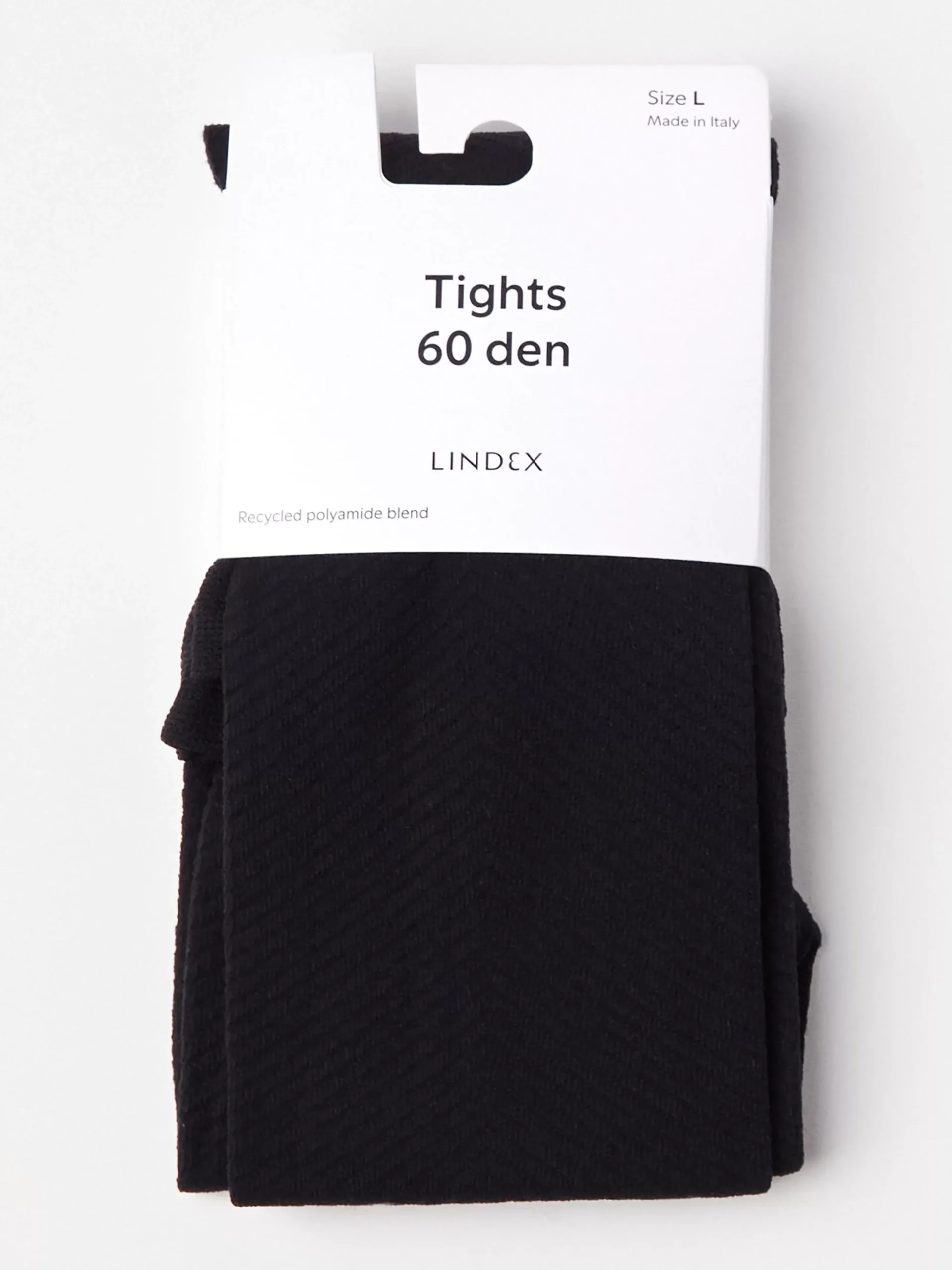 Strumpbyxor & Leggings>Lindex Strumpbyxa Med Chevronmonster 60 Denier Black