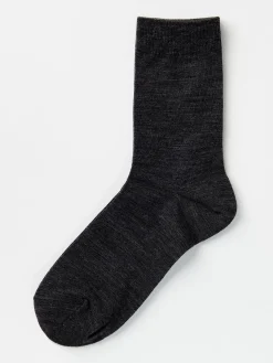 Strumpor>Lindex Strumpor I Ullblandning Offblack Melange