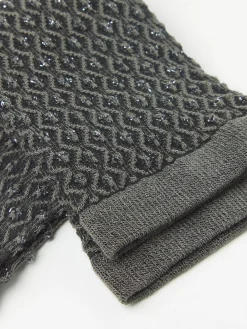 Strumpor>Lindex Strumpor Med Lurex Och Prickig Struktur Grey