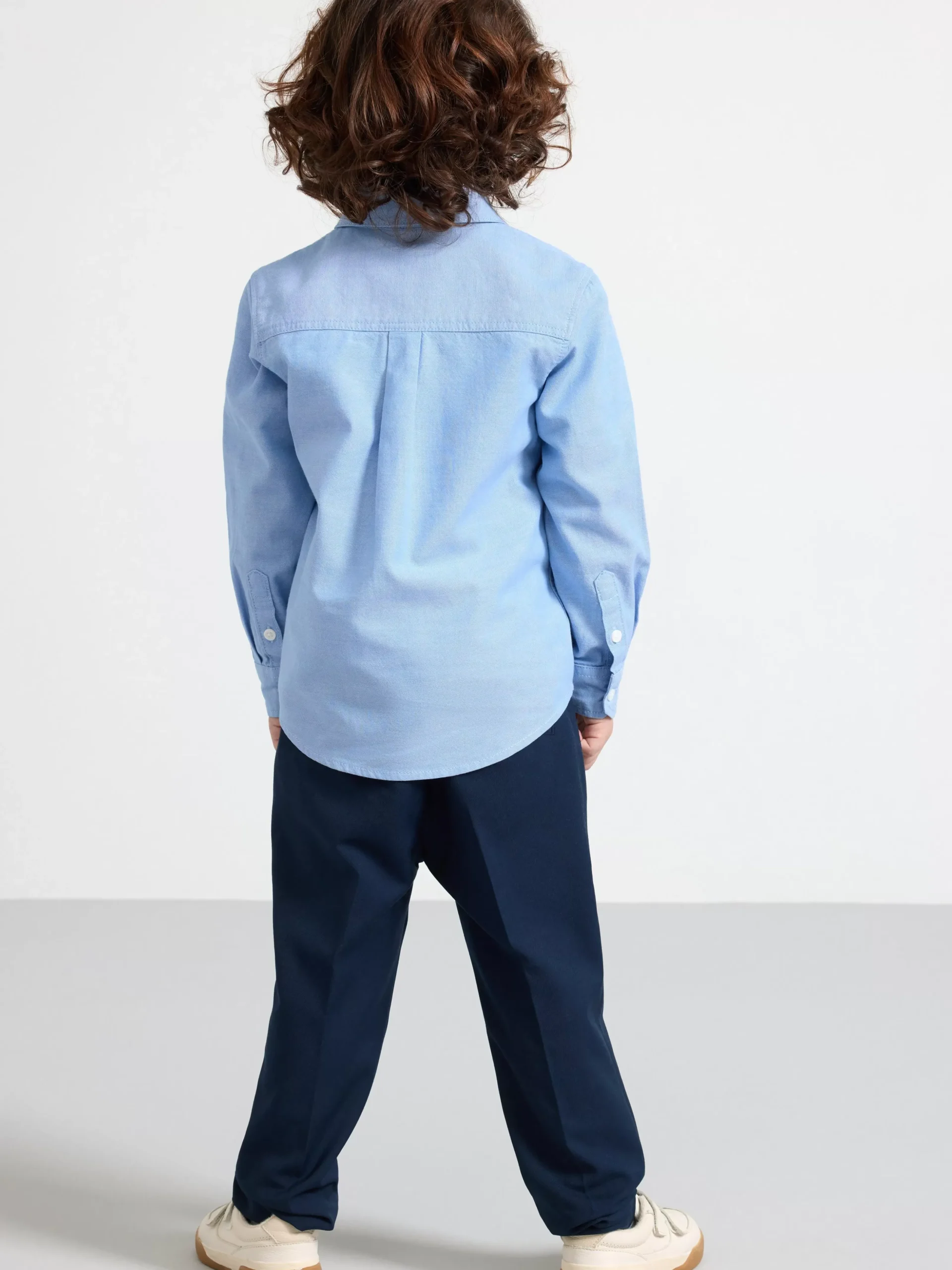 Byxor & Leggings>Lindex Sture Byxa Med Rakt Ben Och Normalhog Midja Navy