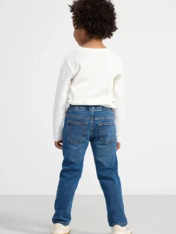 Jeans>Lindex Sture Jeans Med Rakt Ben Och Normalhog Pull-Up-Midja Denim