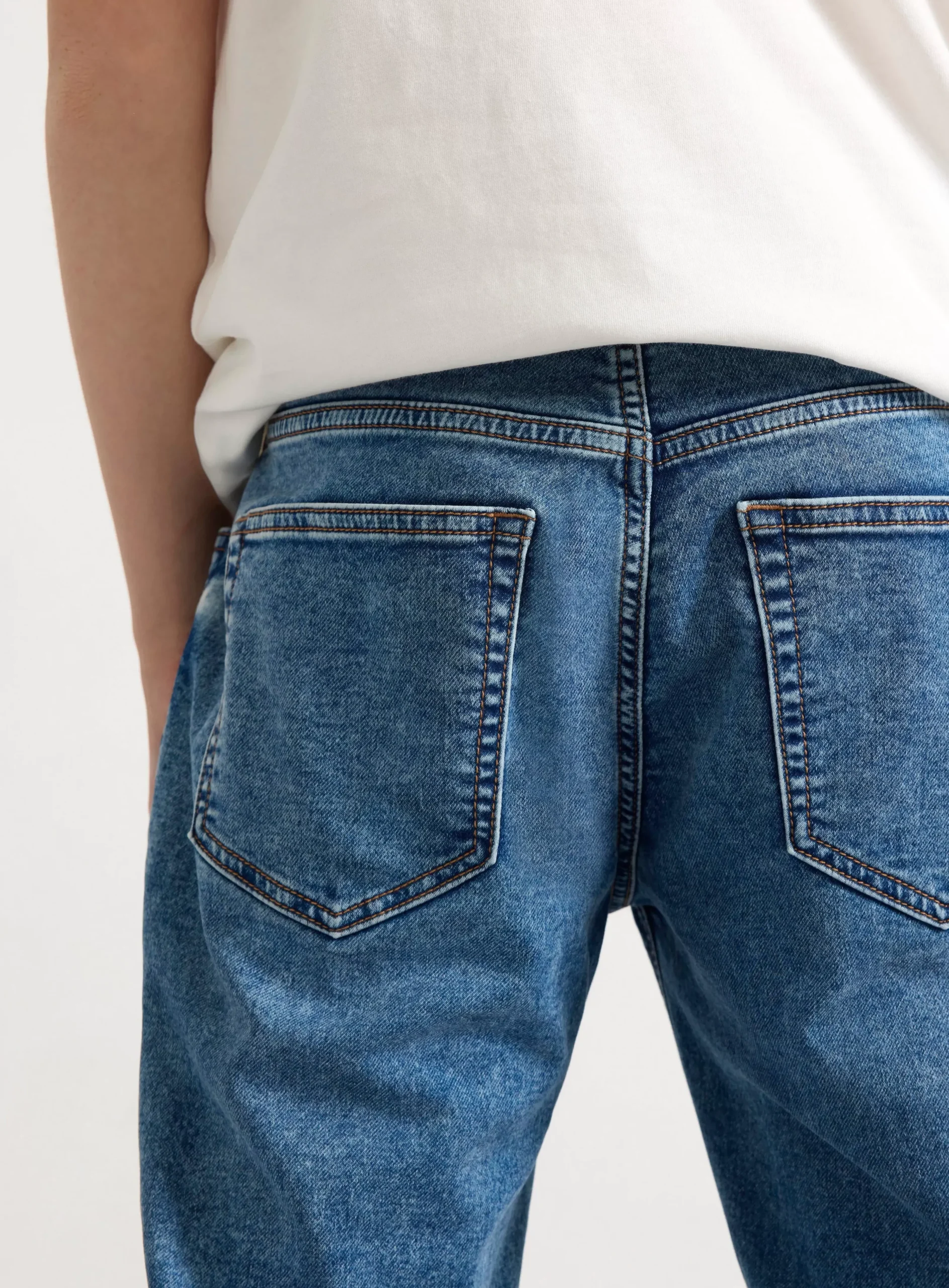 Jeans>Lindex Sture/Staffan Jeans I Trika Med Rakt Ben Och Normalhog Midja Denim
