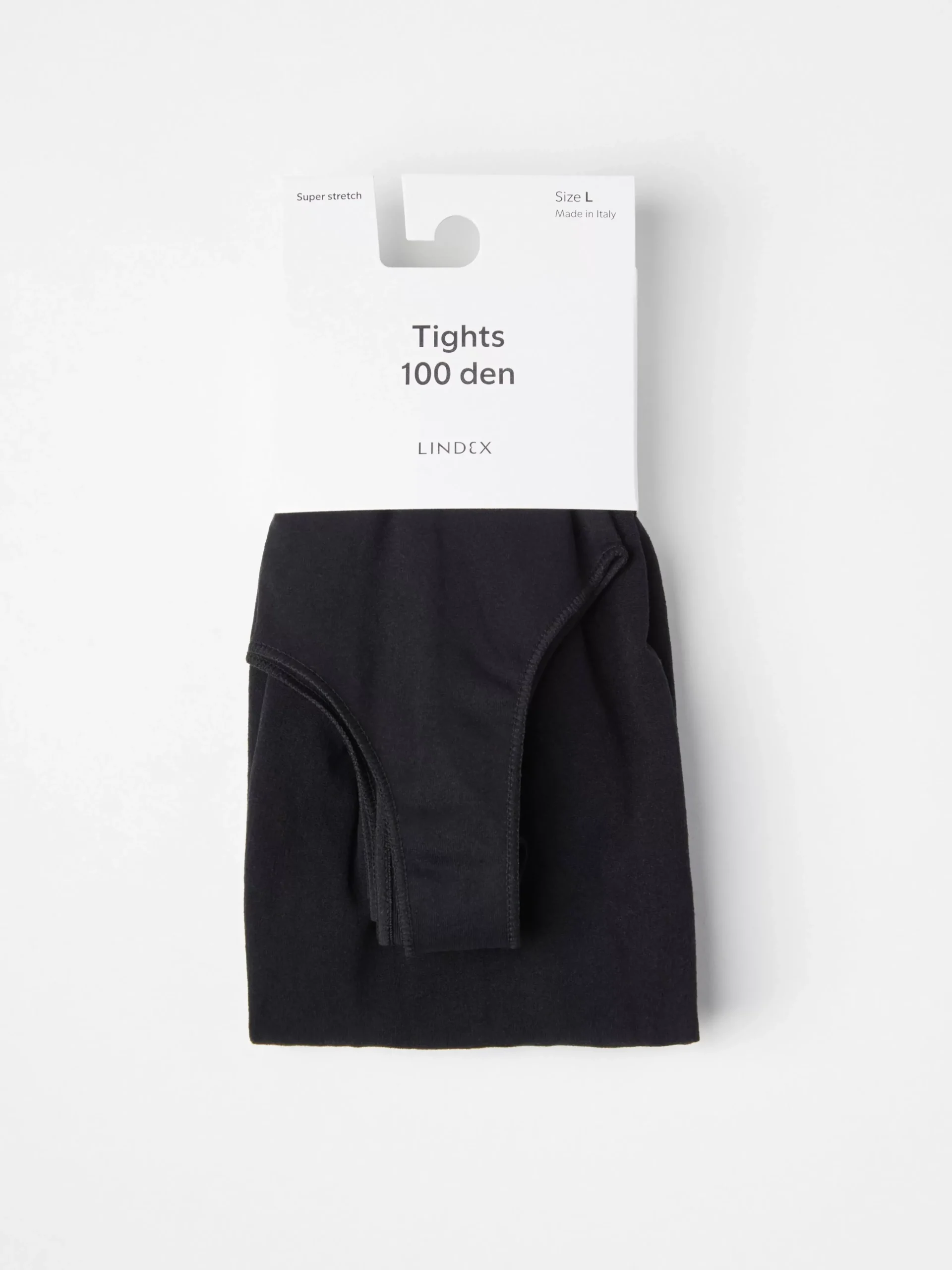 Strumpbyxor & Leggings>Lindex Superstretchig Strumpbyxa I 100 Denier Med Fothallor Black