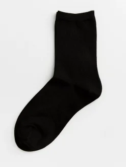 Strumpor>Lindex Svart Strumpa I Lyocellblandning Black