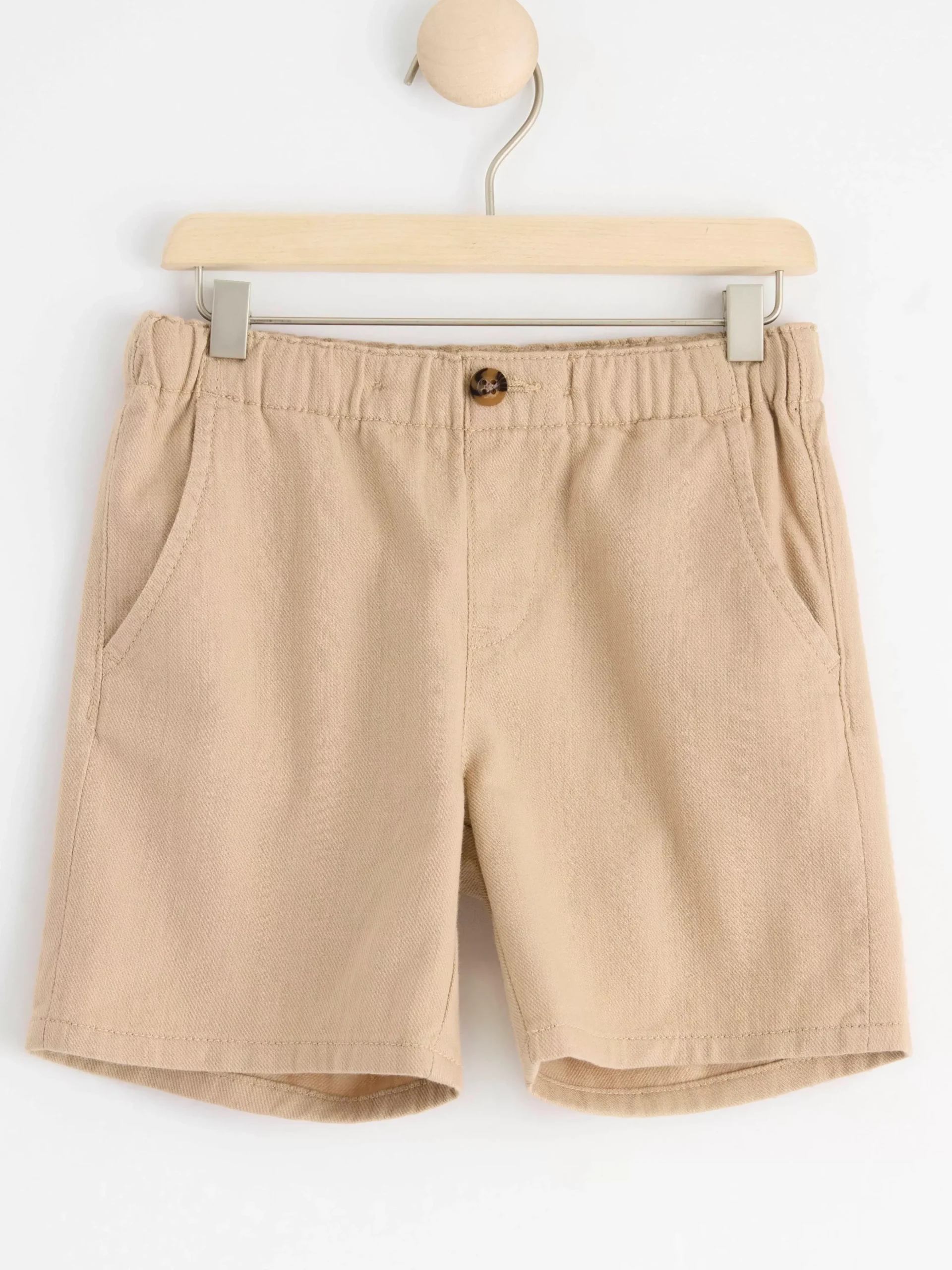 Byxor & Leggings>Lindex Sven Chinosshorts Med Rakt Ben Och Normalhog Midja Beige