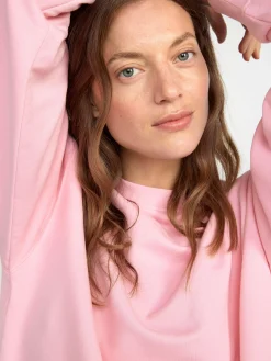 Toppar & T-Shirts>Lindex Sweatshirt I Oversize-Modell Light Pink