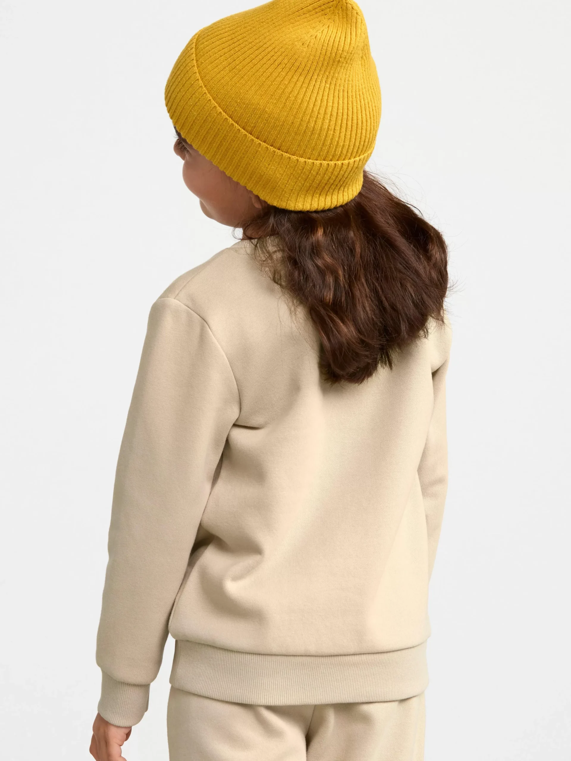Tröjor & Cardigans>Lindex Sweatshirt Med Borstad Insida Beige
