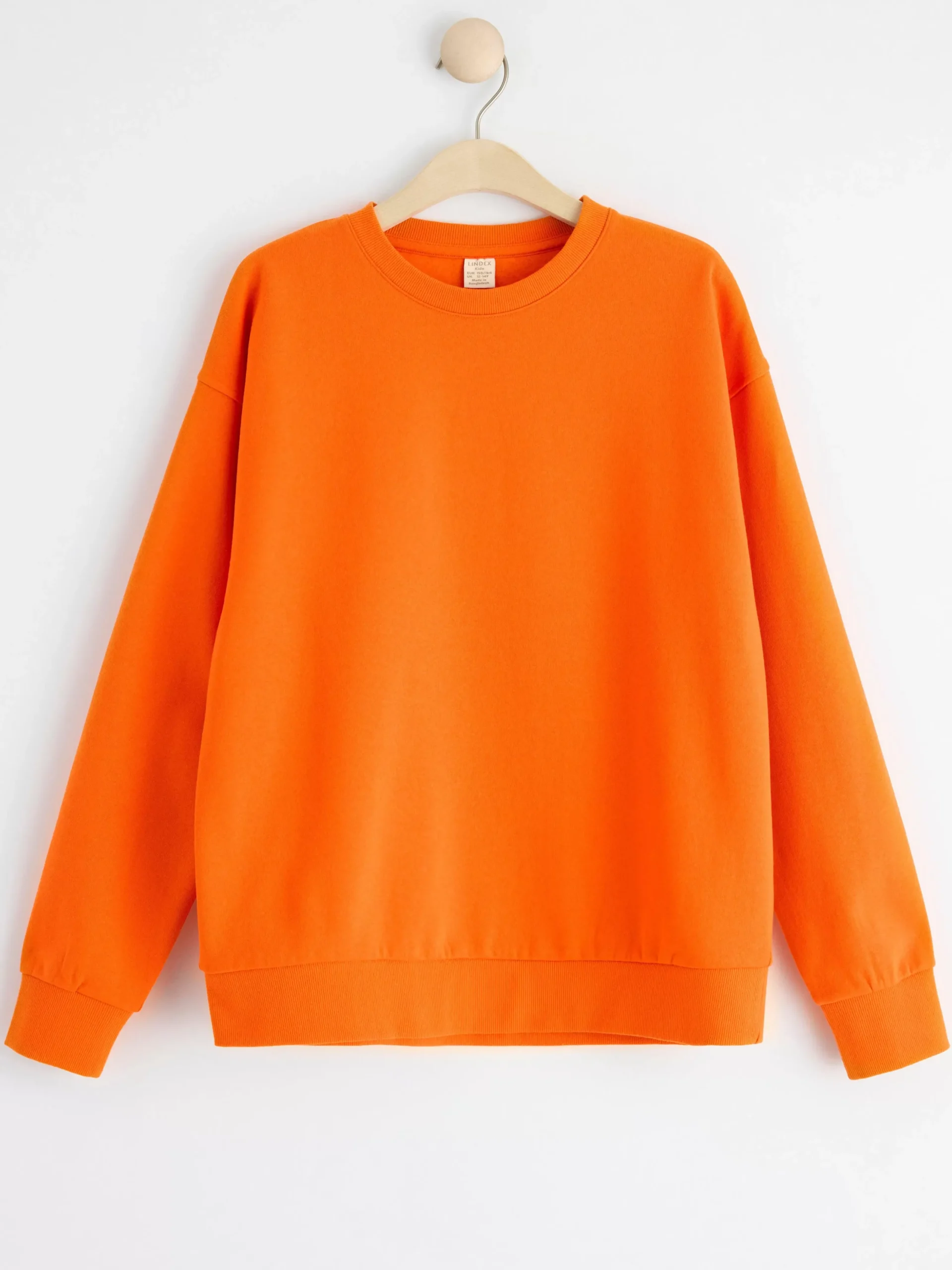 Tröjor & Cardigans>Lindex Sweatshirt Med Borstad Insida Orange