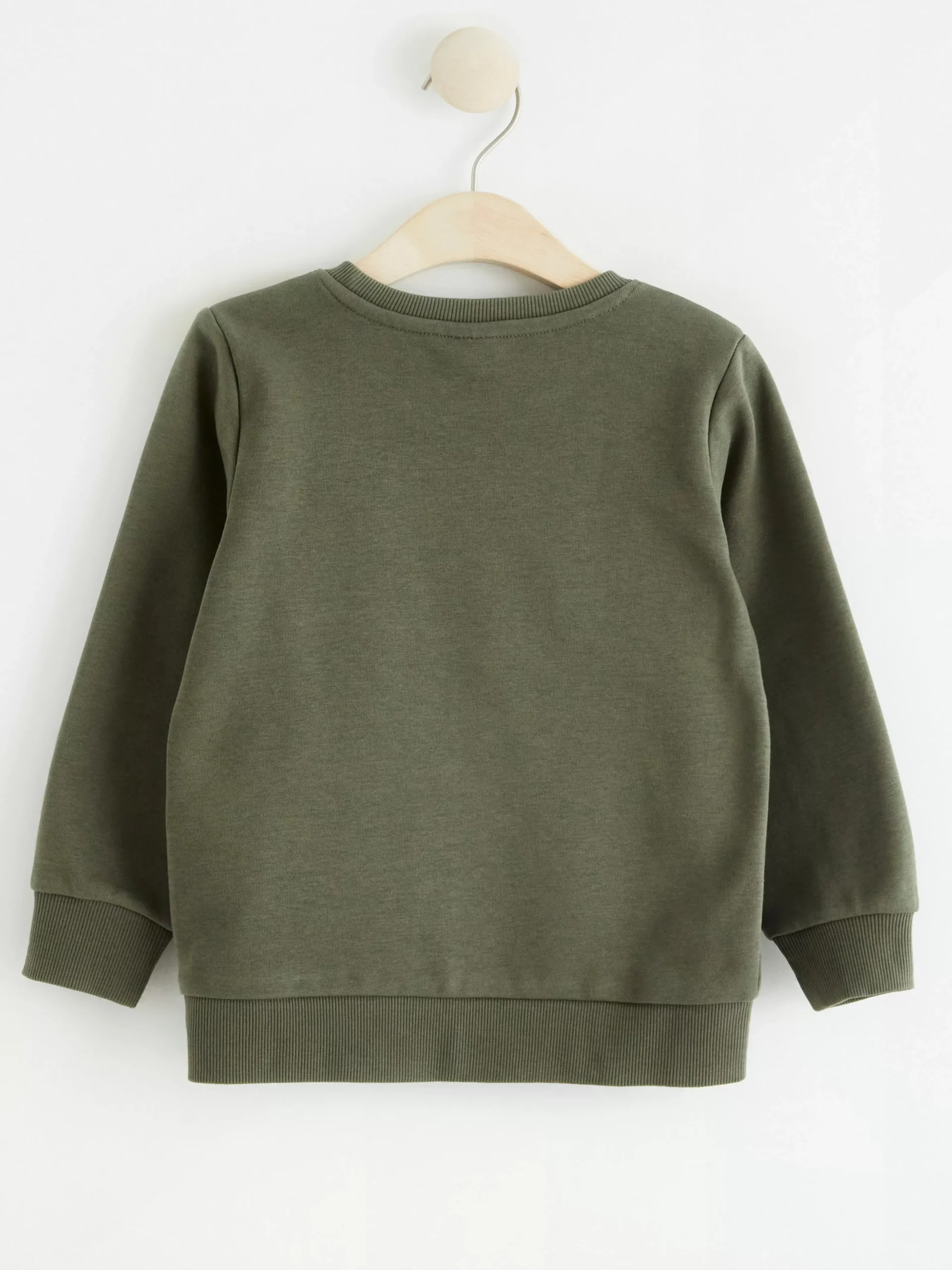 Tröjor & Cardigans>Lindex Sweatshirt Med Borstad Insida Lt Dusty Khaki