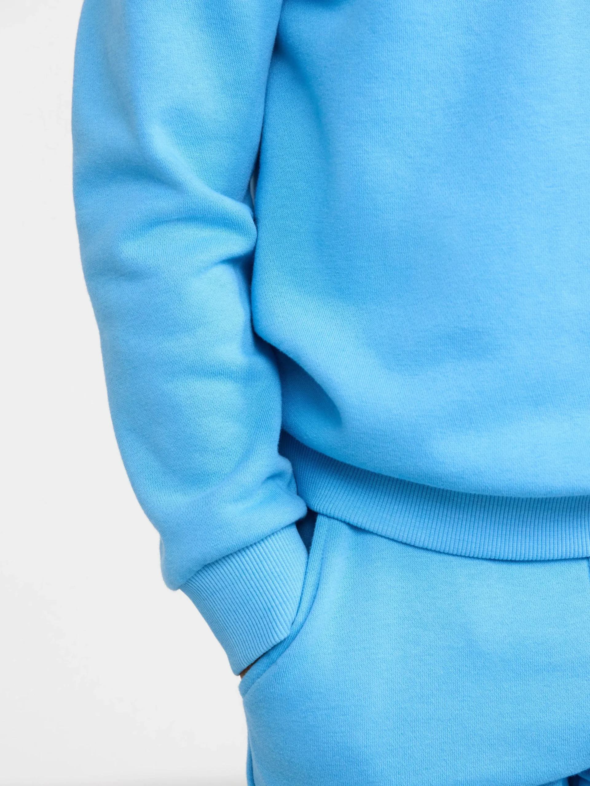 Tröjor & Cardigans>Lindex Sweatshirt Med Borstad Insida Light Dusty Blue