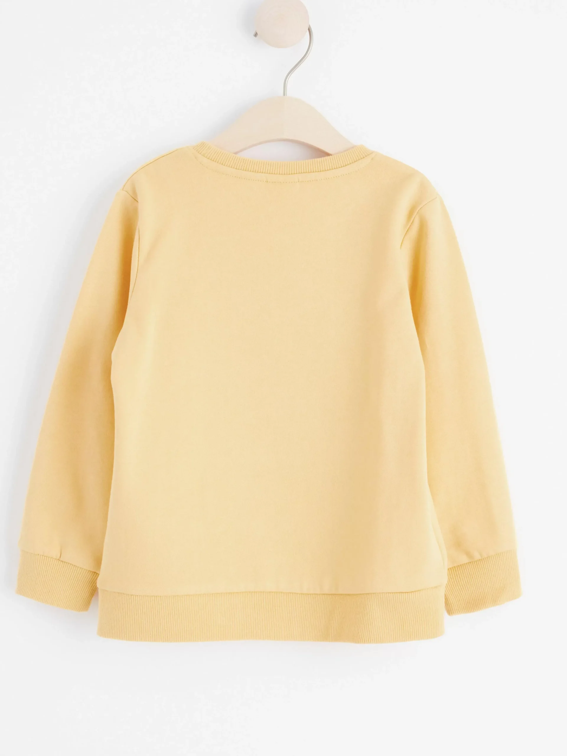 Tröjor & Cardigans>Lindex Sweatshirt Med Igelkott Och Borstad Insida Light Dusty Yellow