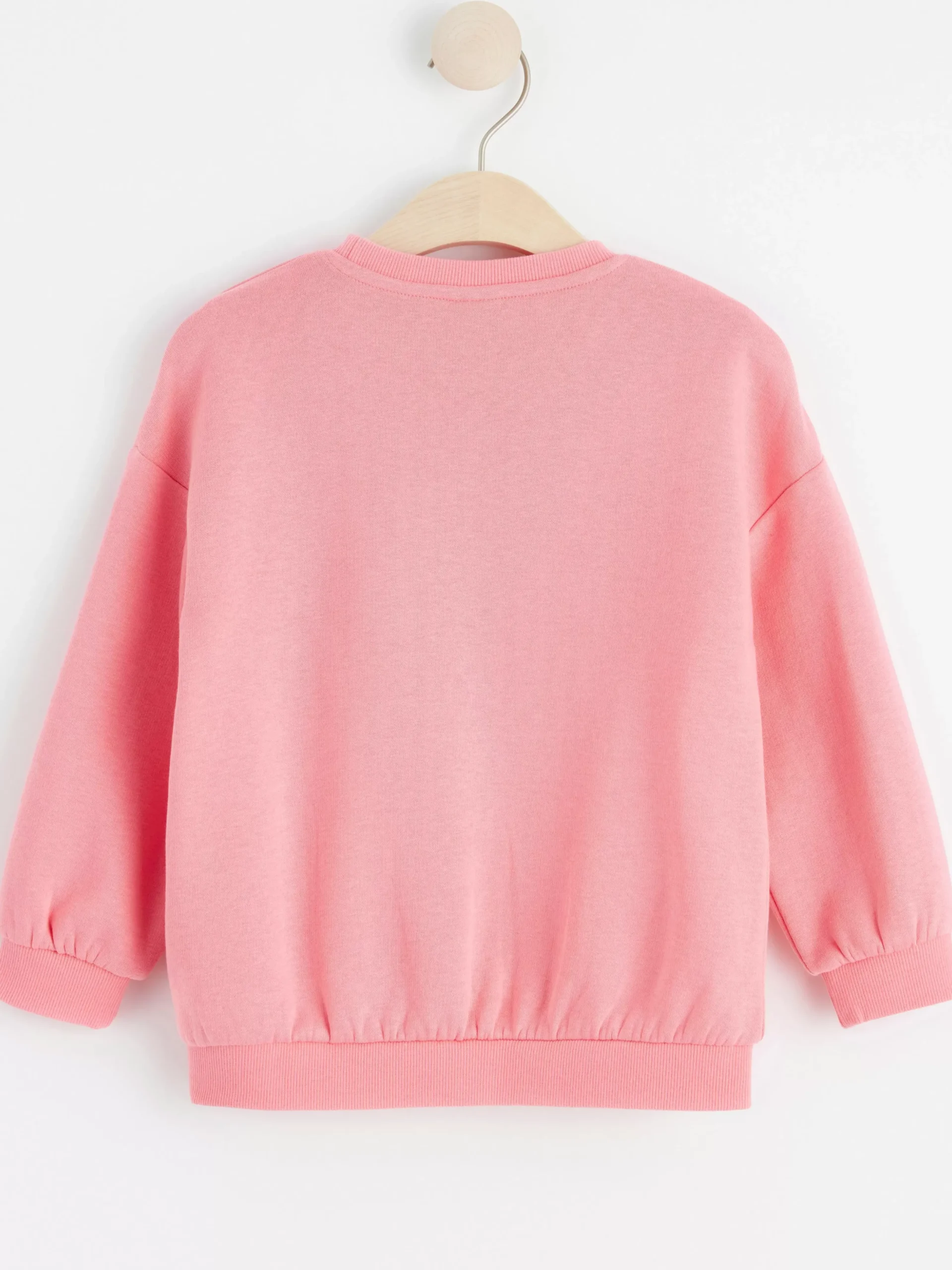 Tröjor & Cardigans>Lindex Sweatshirt Med Vandbara Paljetter Och Borstad Insida Pink