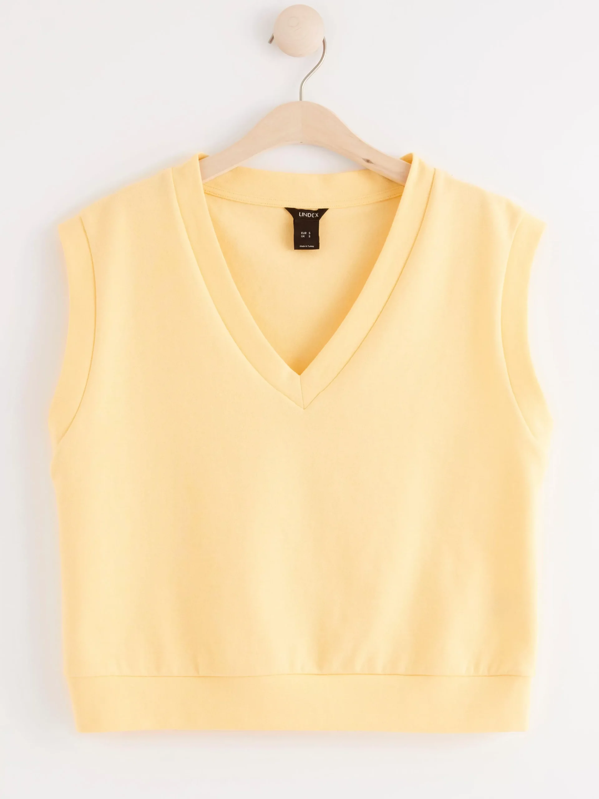 Västar>Lindex Sweatshirt Vast Light Yellow