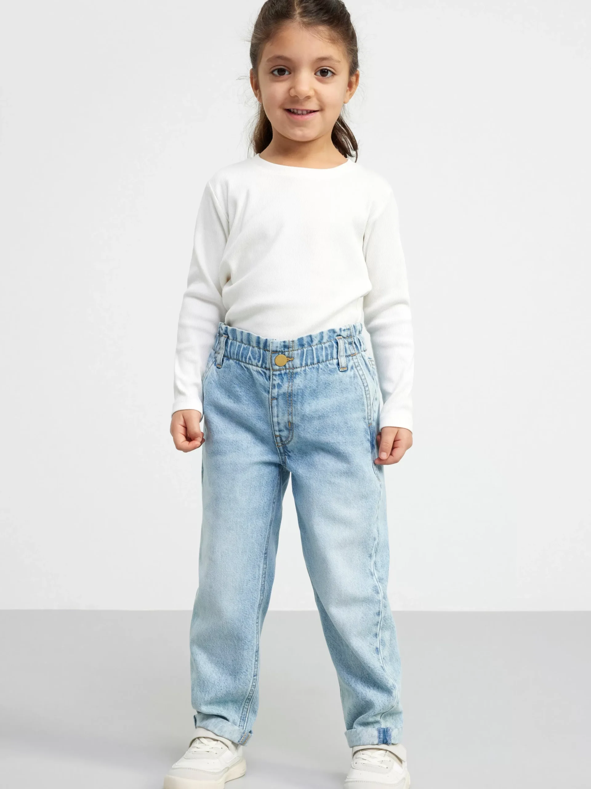 Jeans>Lindex Tilde Avsmalnande High Waist Jeans Washed Denim