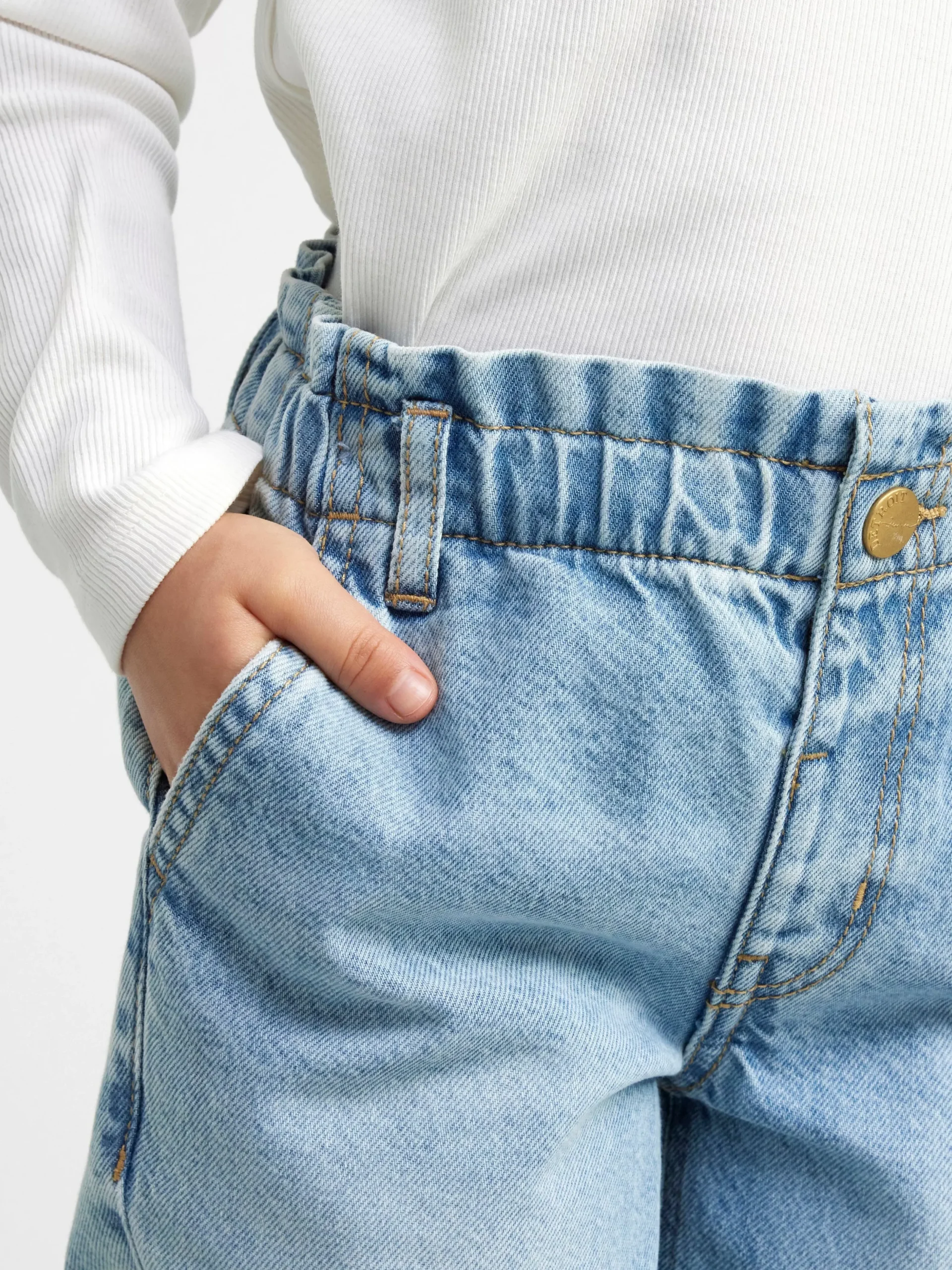 Jeans>Lindex Tilde Avsmalnande High Waist Jeans Washed Denim