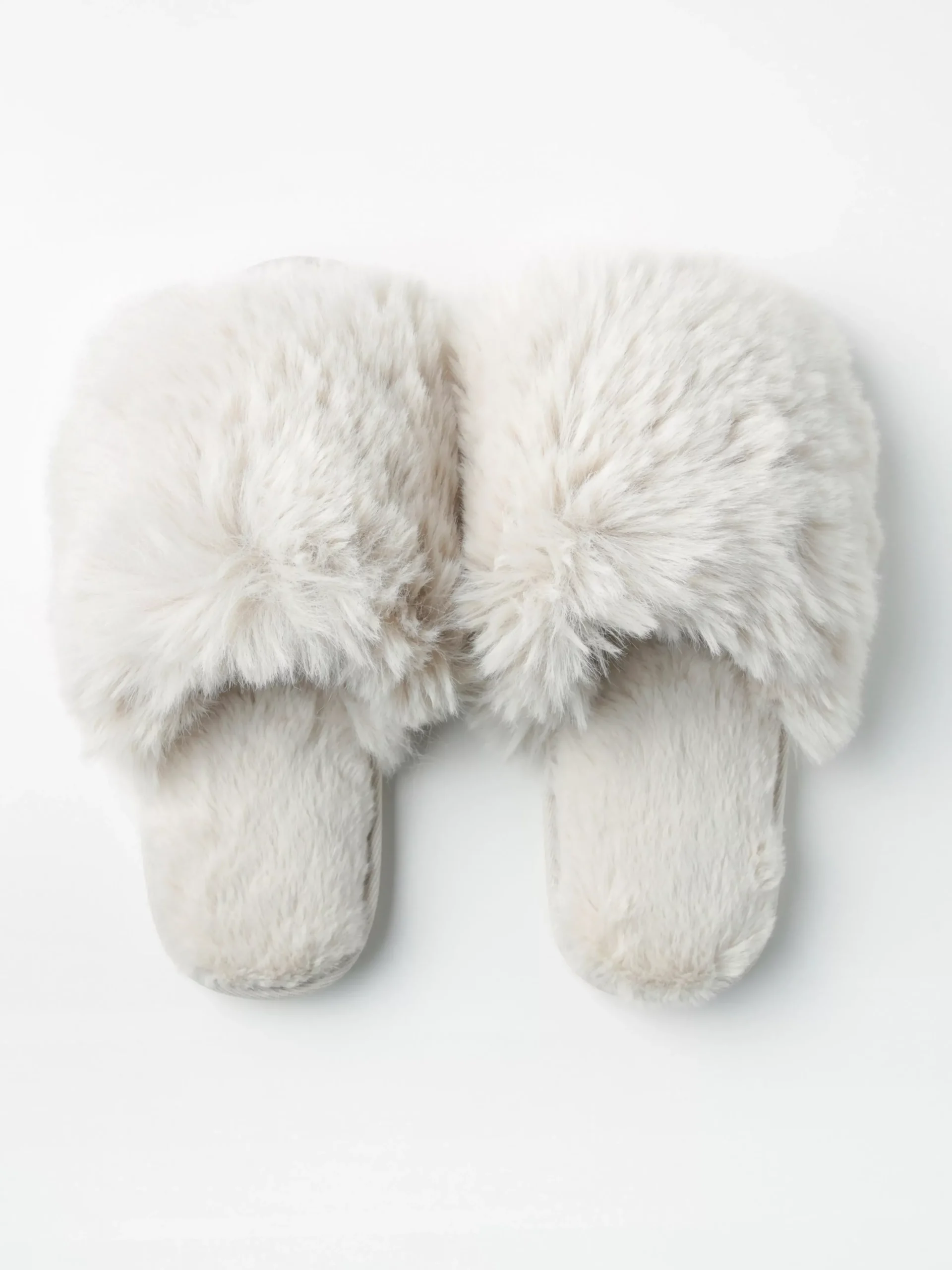 Nattplagg>Lindex Tofflor I Fuskpals Light Beige