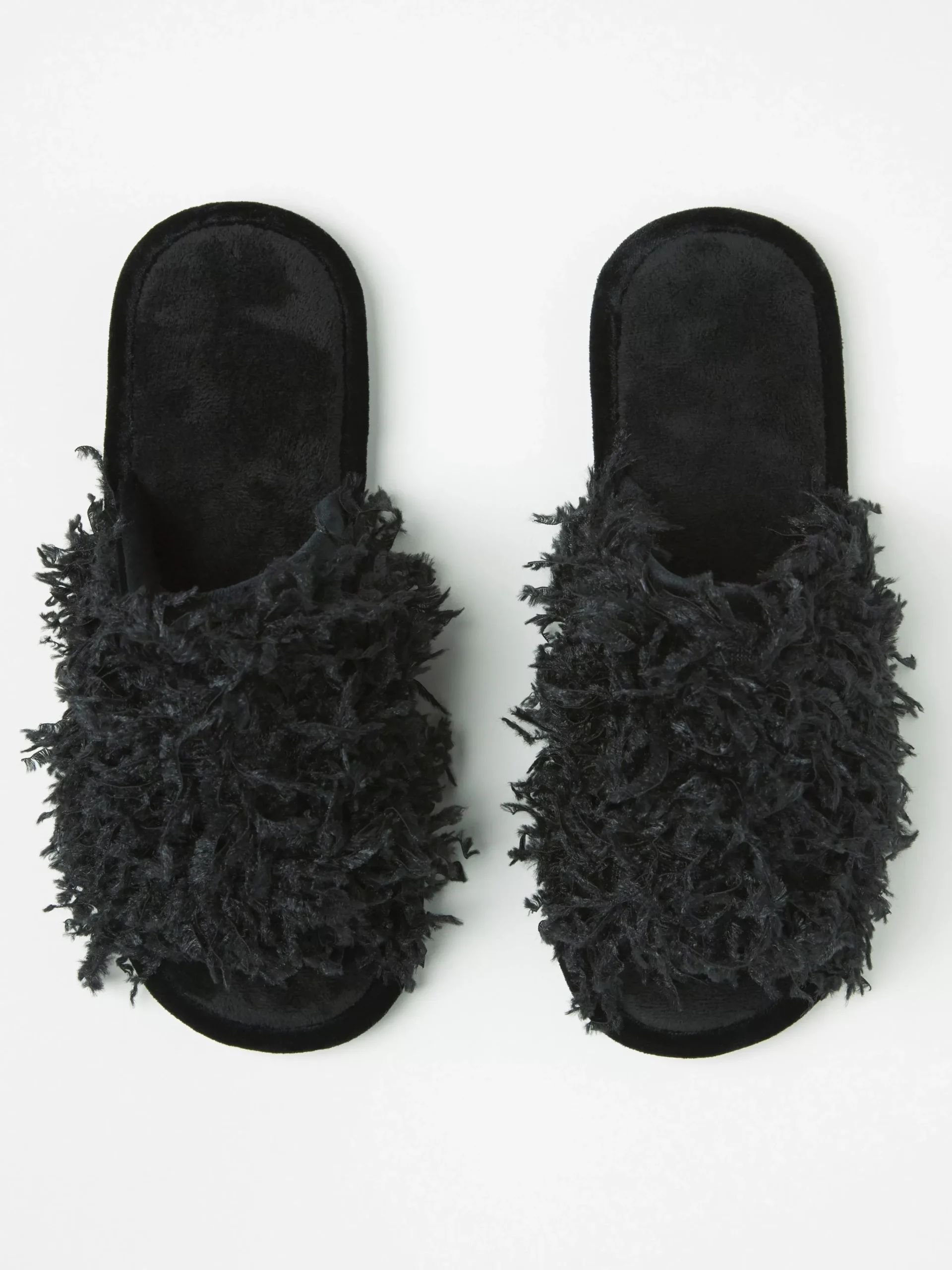 Nattplagg>Lindex Tofflor Med Fuskfjadrar Black