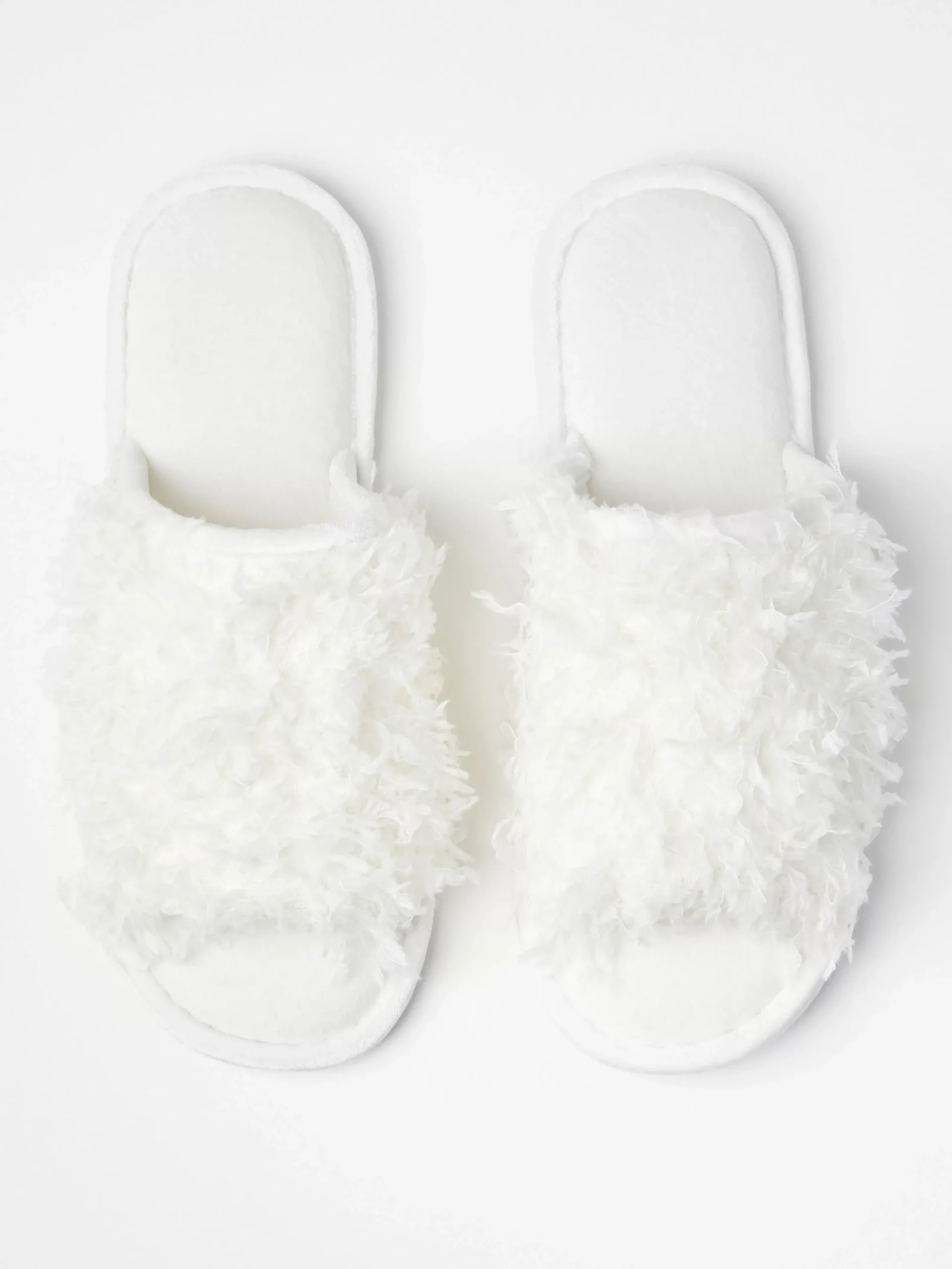 Nattplagg>Lindex Tofflor Med Fuskfjadrar Light White