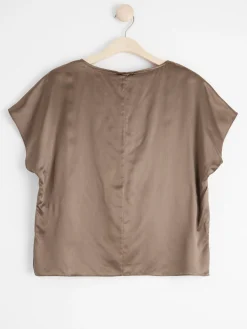 Blusar & Skjortor>Lindex Topp I Sidenblandning Grey