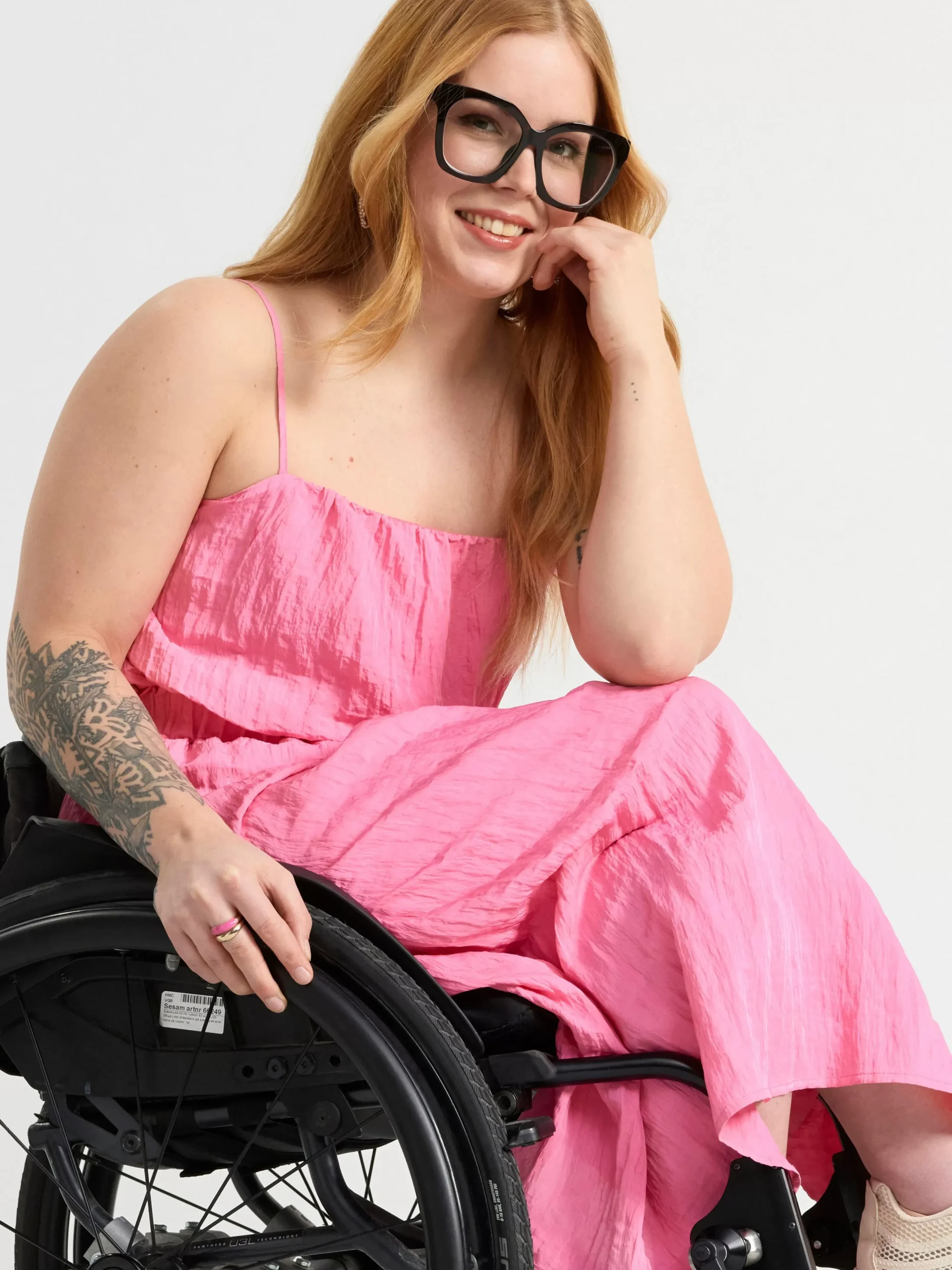 Toppar & T-Shirts>Lindex Topp Med Krinklad Struktur Pink