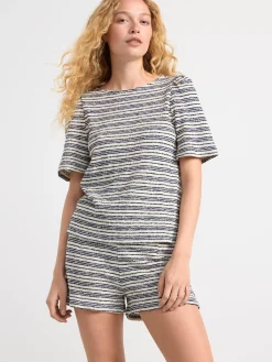 Toppar & T-Shirts>Lindex Topp Med Puffarm Off White