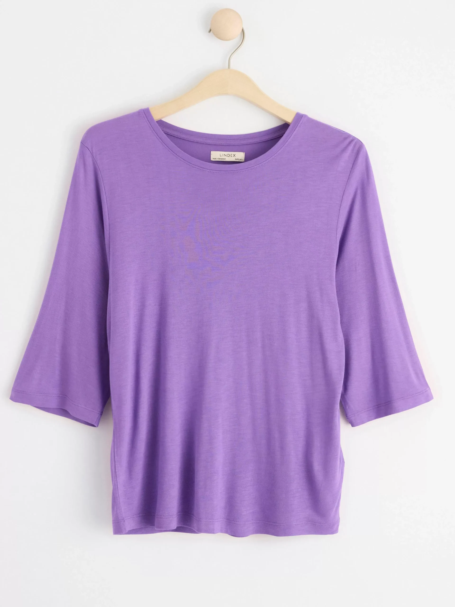 Toppar & T-Shirts>Lindex Topp Med Trekvartslang Arm Lilac