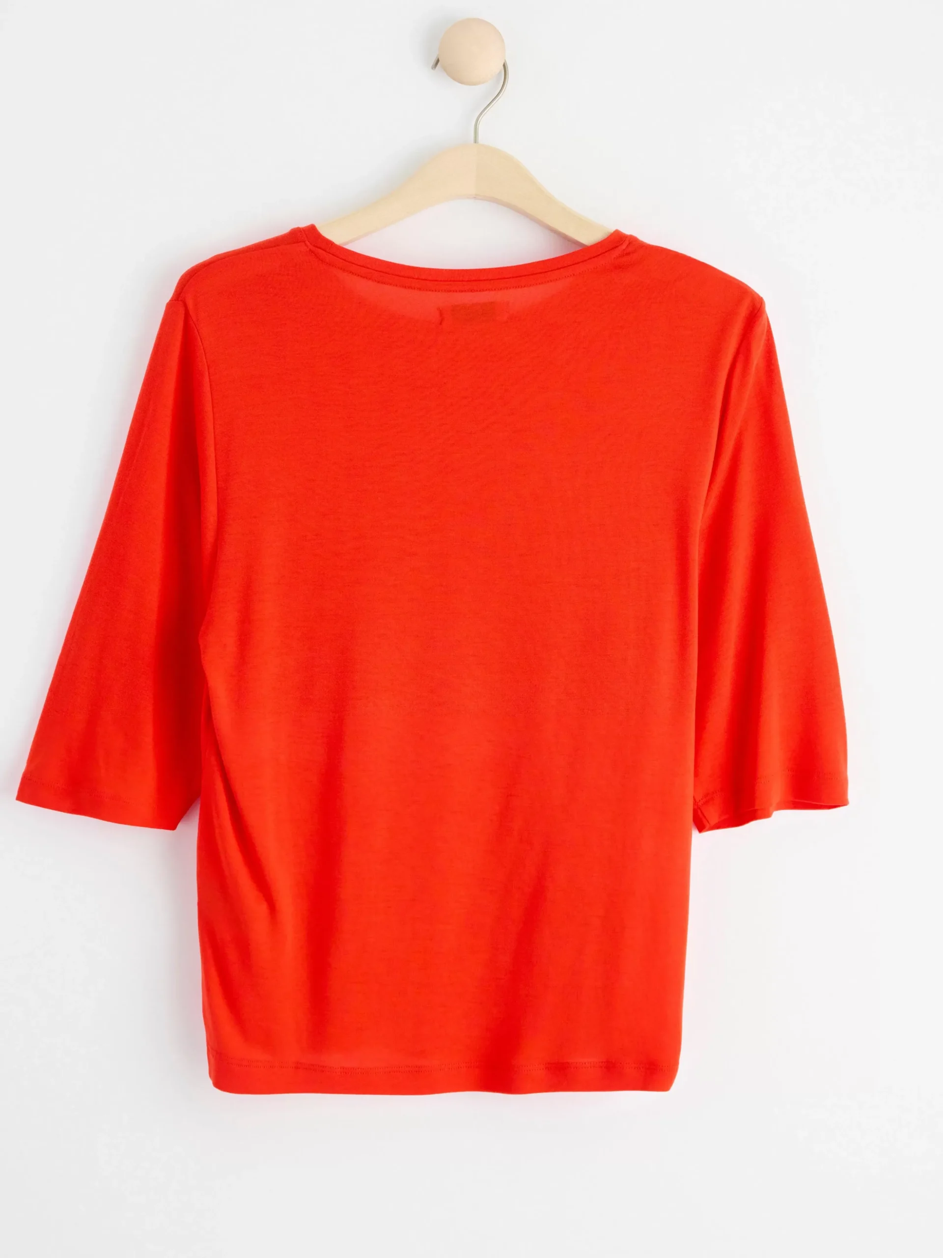 Toppar & T-Shirts>Lindex Topp Med Trekvartslang Arm Red