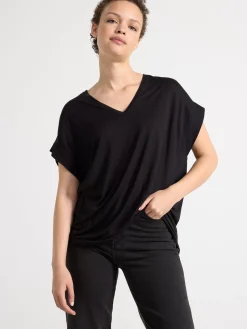 Toppar & T-Shirts>Lindex Topp Med V-Ringning Black