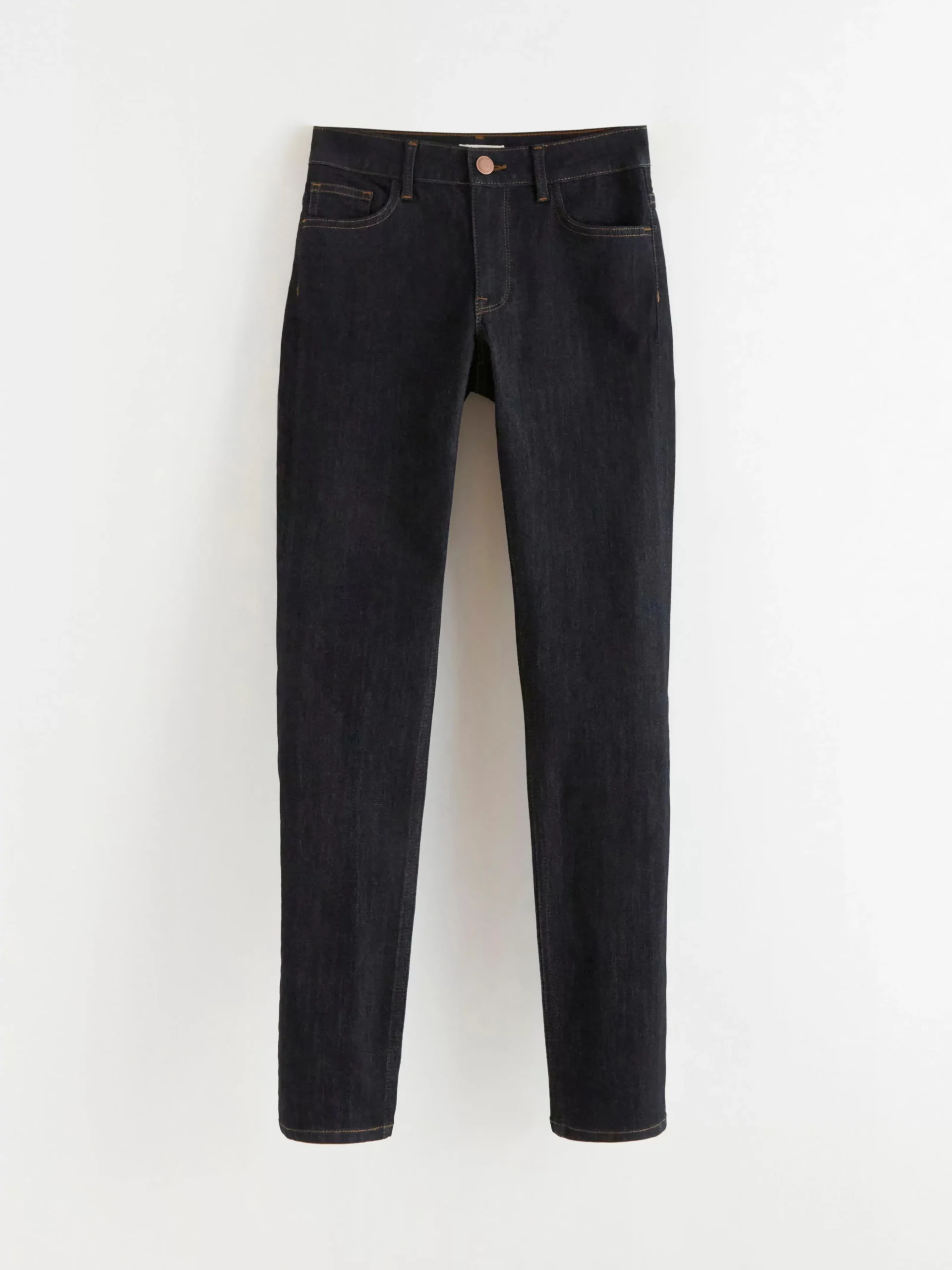 Jeans>Lindex Tova Morkbla Slim Fit Jeans Dark Denim