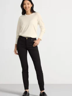 Byxor>Lindex Tova Slim Fit Byxa Black