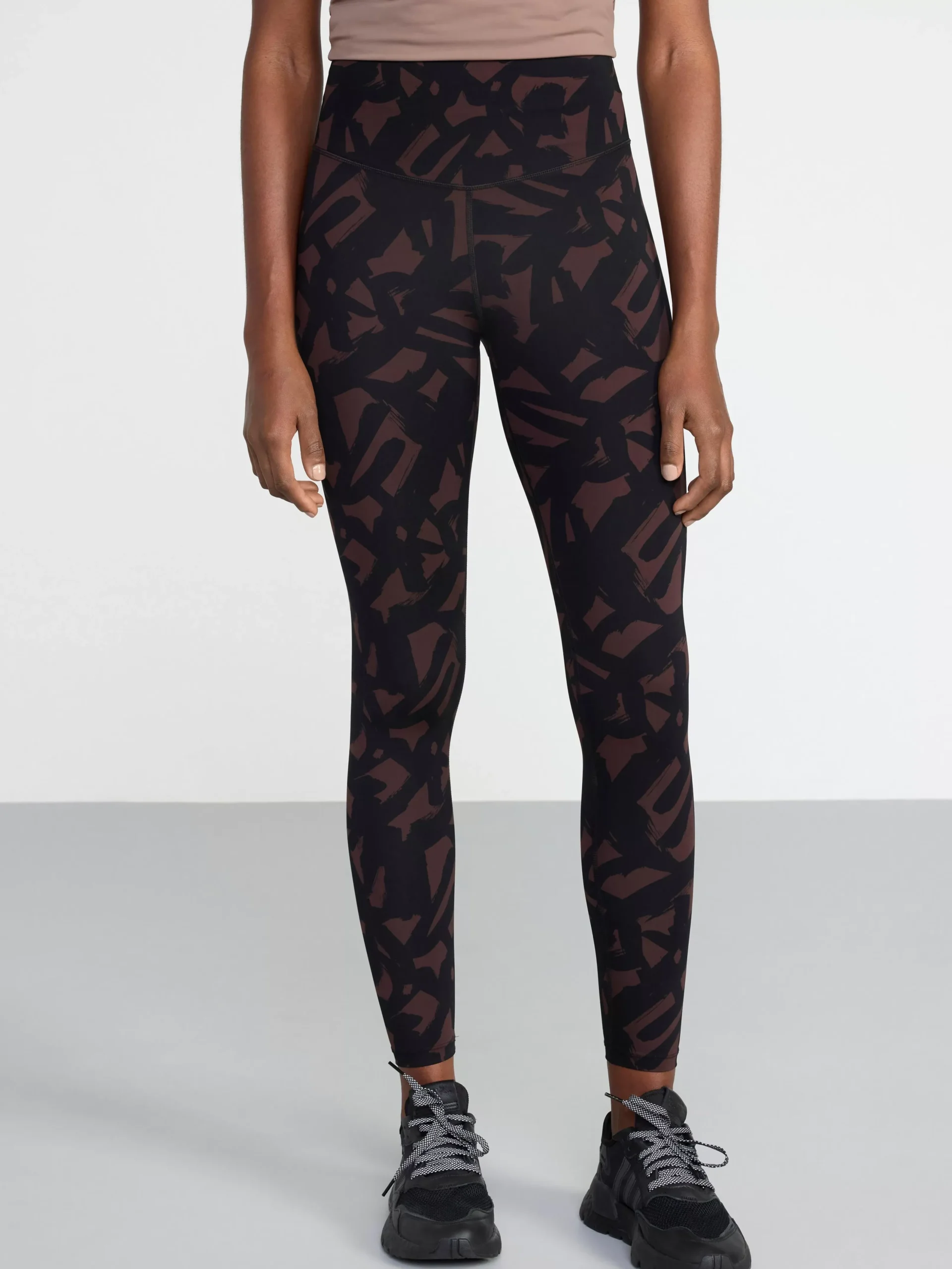 Träningskläder>Lindex Traningsleggings Dark Dusty Brown