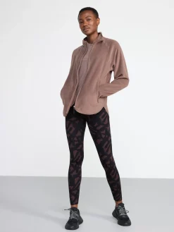Träningskläder>Lindex Traningsleggings Dark Dusty Brown