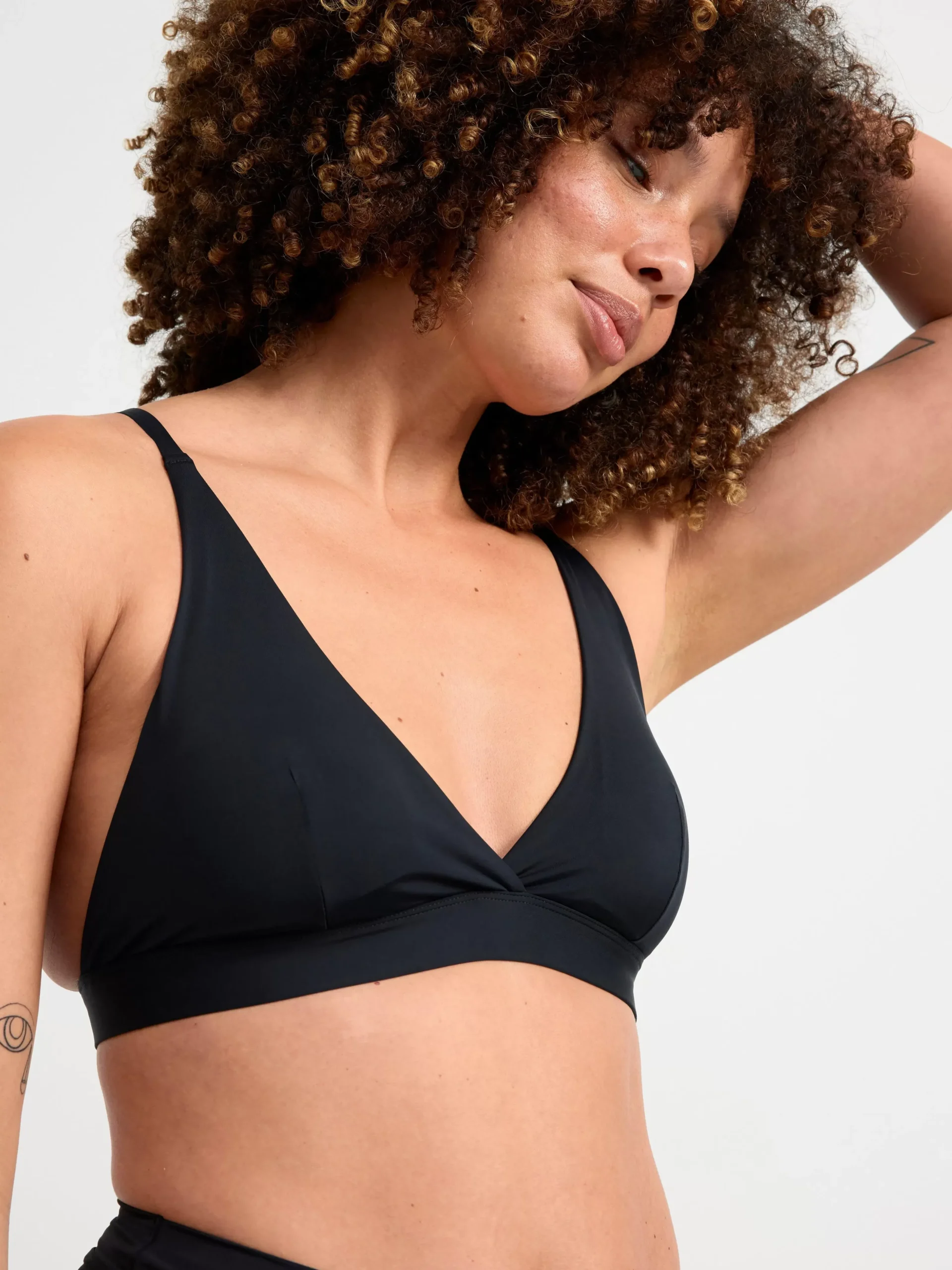 Badkläder>Lindex Trekantig Bikini Bh Black
