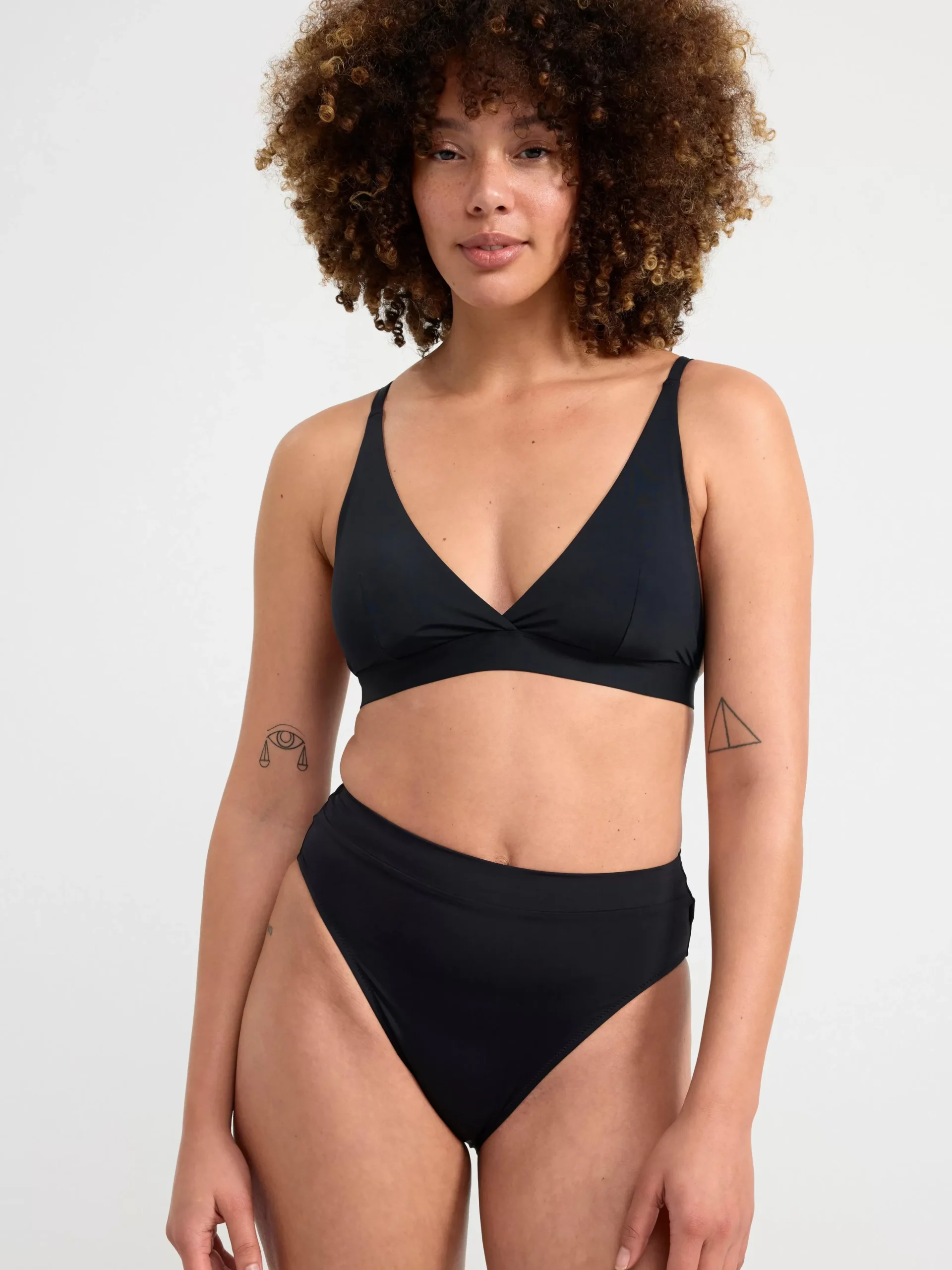 Badkläder>Lindex Trekantig Bikini Bh Black