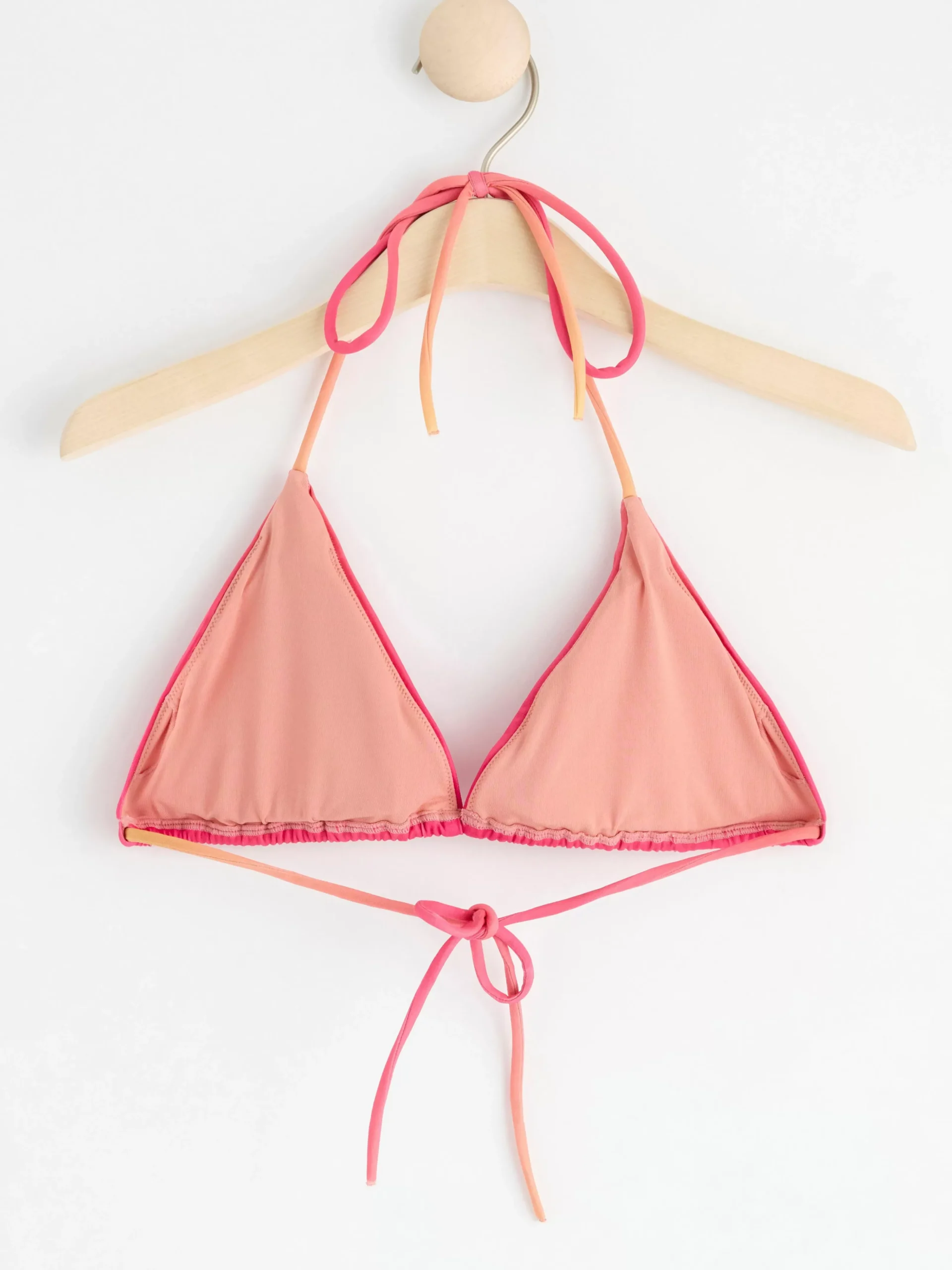 Badkläder>Lindex Trekantsbikini Overdel Dark Pink
