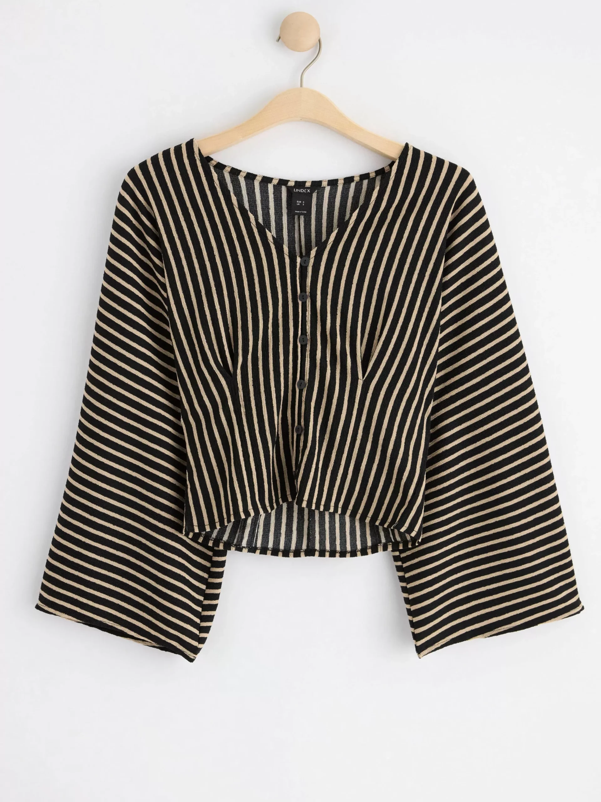 Toppar & T-Shirts>Lindex Trikablus Med Struktur Black
