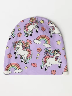 Accessoarer>Lindex Trikamossa Med Enhorningar Light Lilac