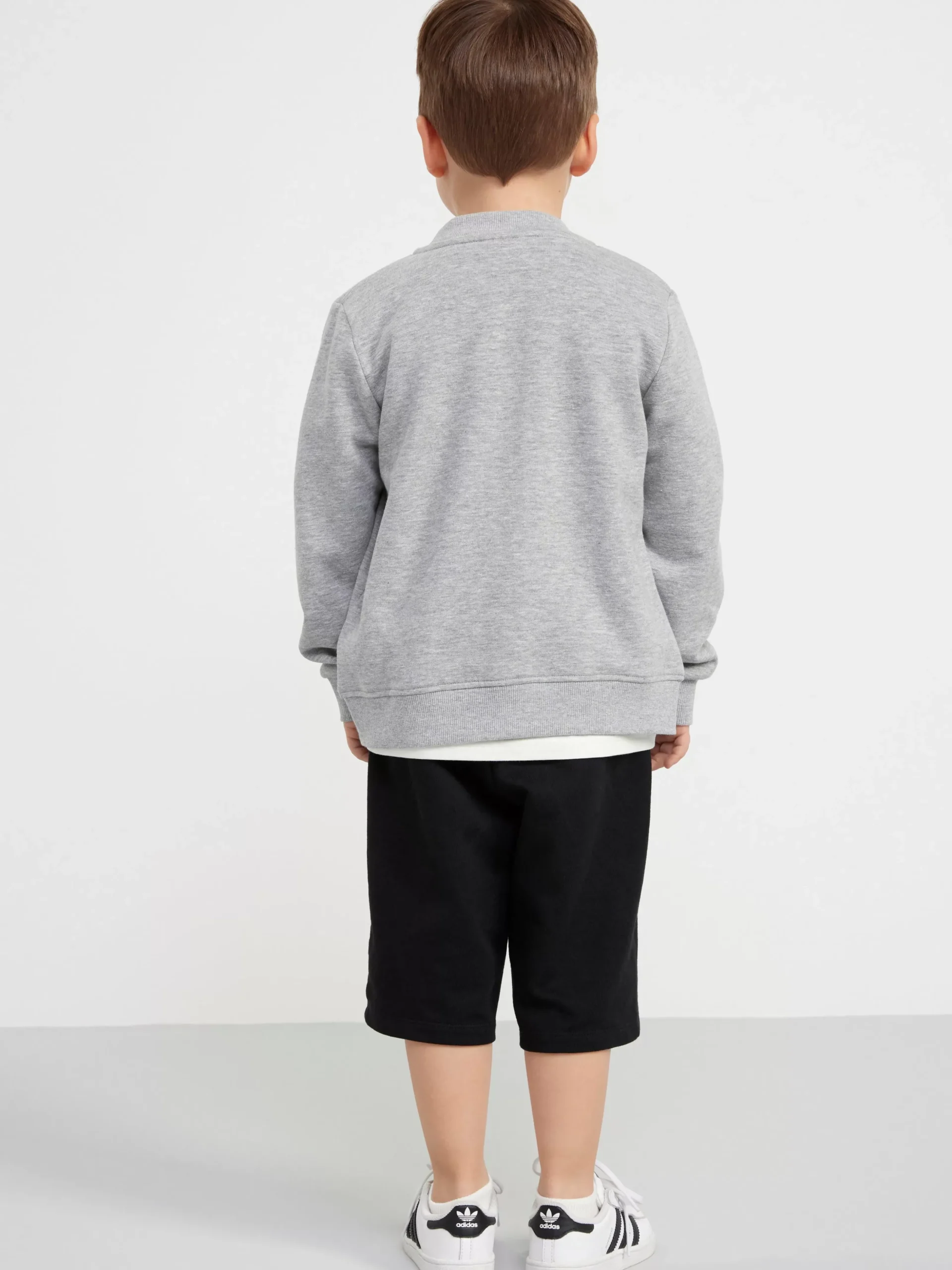 Tröjor & Cardigans>Lindex Troja Med Dragkedja Och Borstad Insida Grey Melange